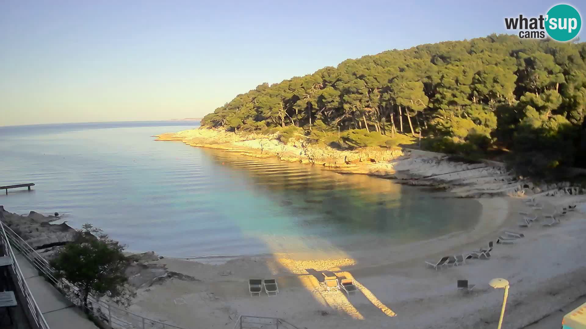 Webcam Mali Lošinj – Sunčana uvala Strand – Veli Žal