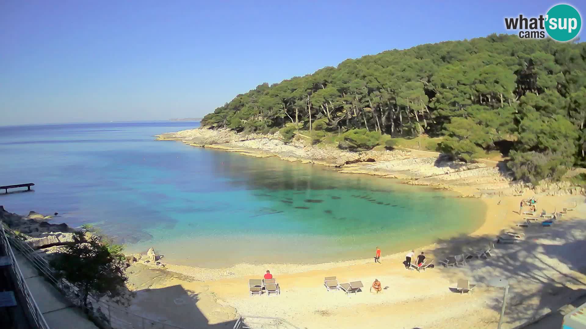 Webcam Mali Lošinj – Sunčana uvala Strand – Veli Žal