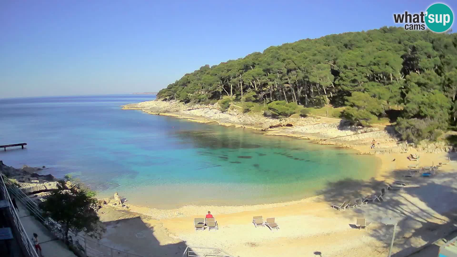 Webcam Mali Lošinj – Sunčana uvala beach – Veli Žal