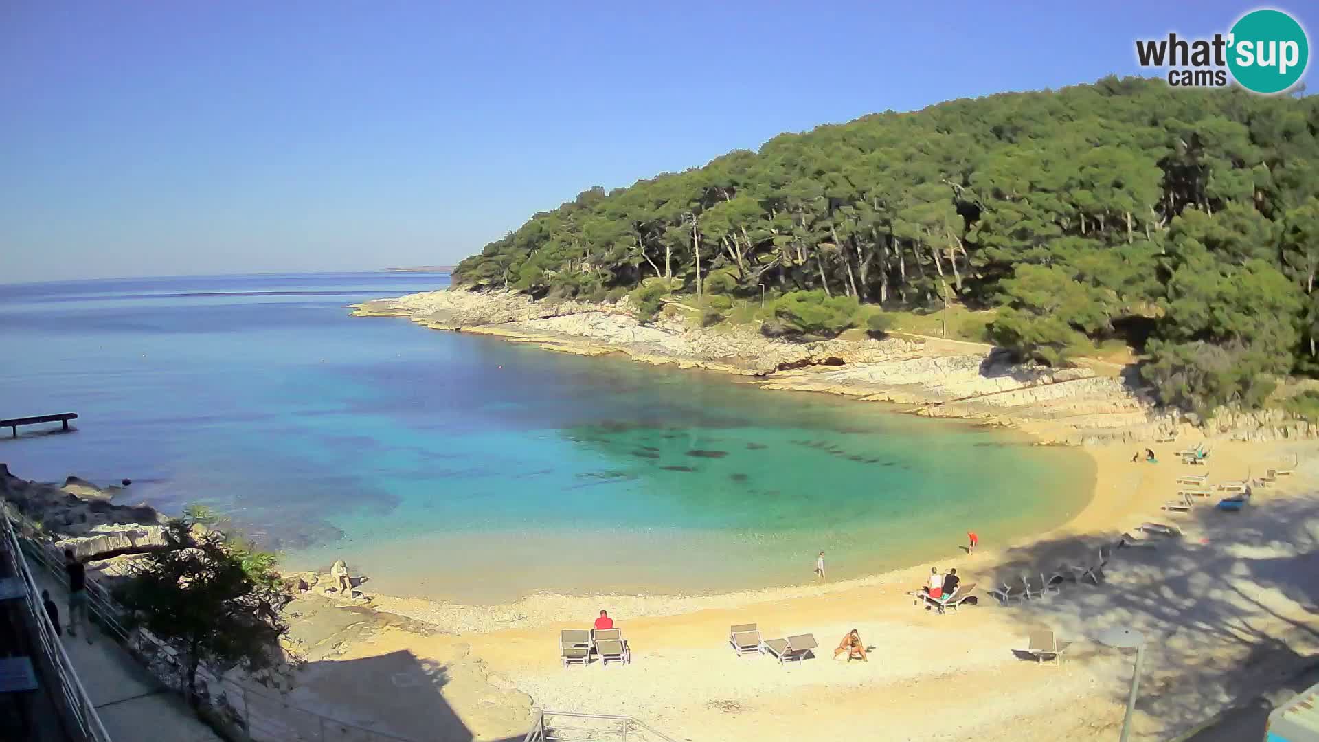 Webcam Mali Lošinj – Sunčana uvala beach – Veli Žal