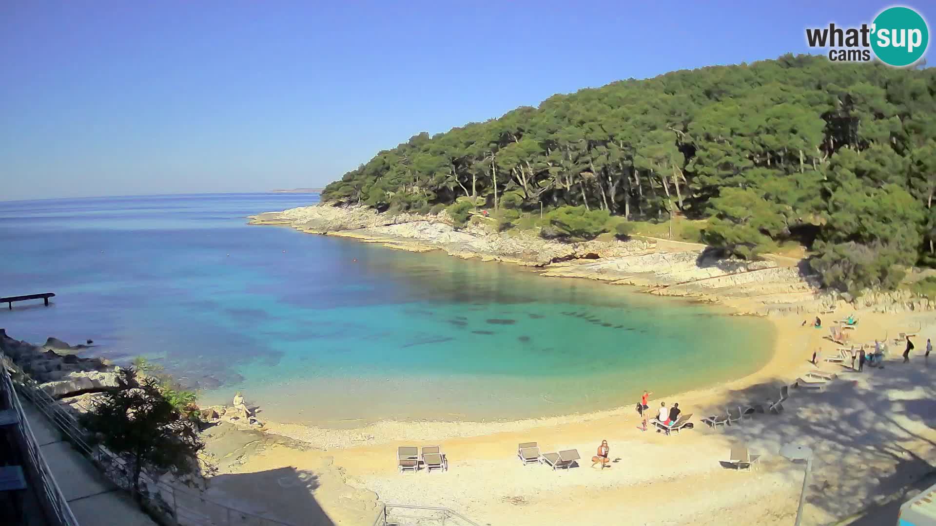 Webcam Mali Lošinj – Sunčana uvala beach – Veli Žal