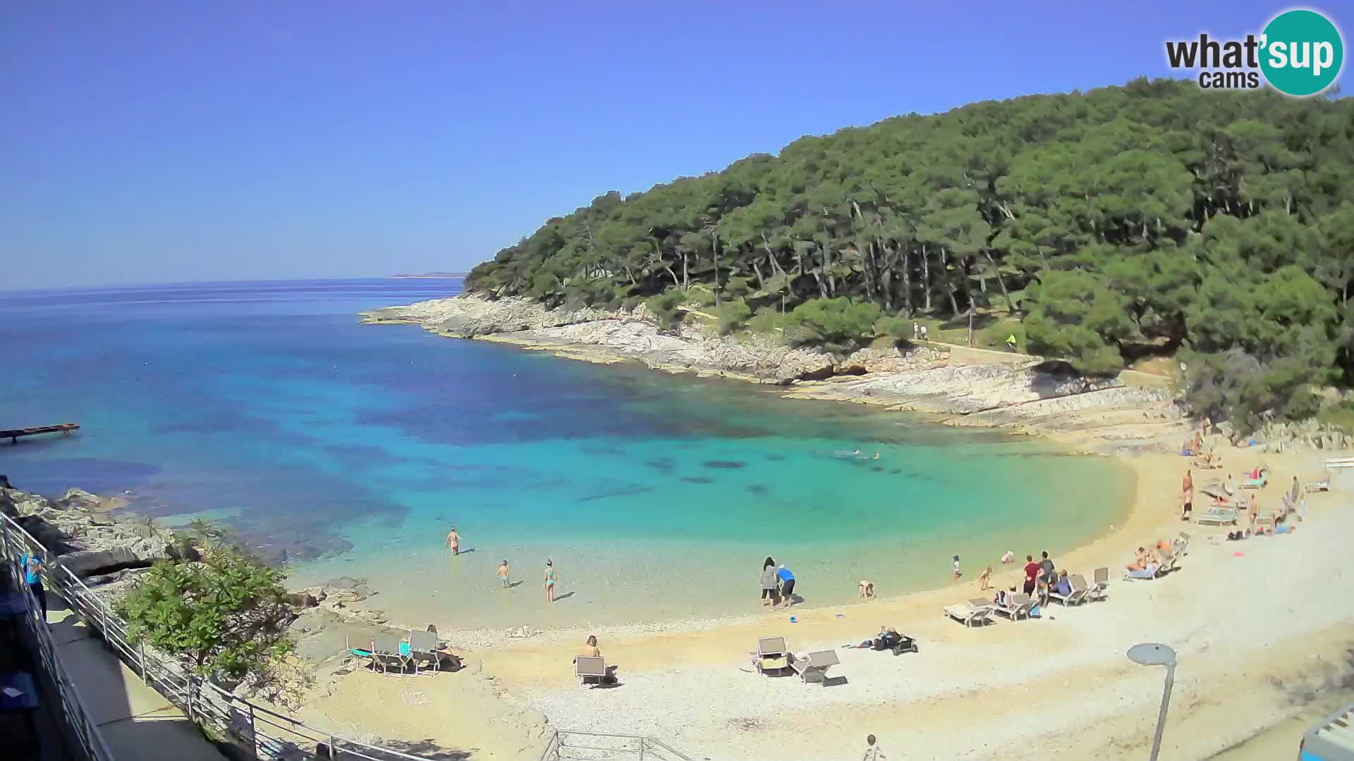 Webcam Mali Lošinj – Sunčana uvala beach – Veli Žal