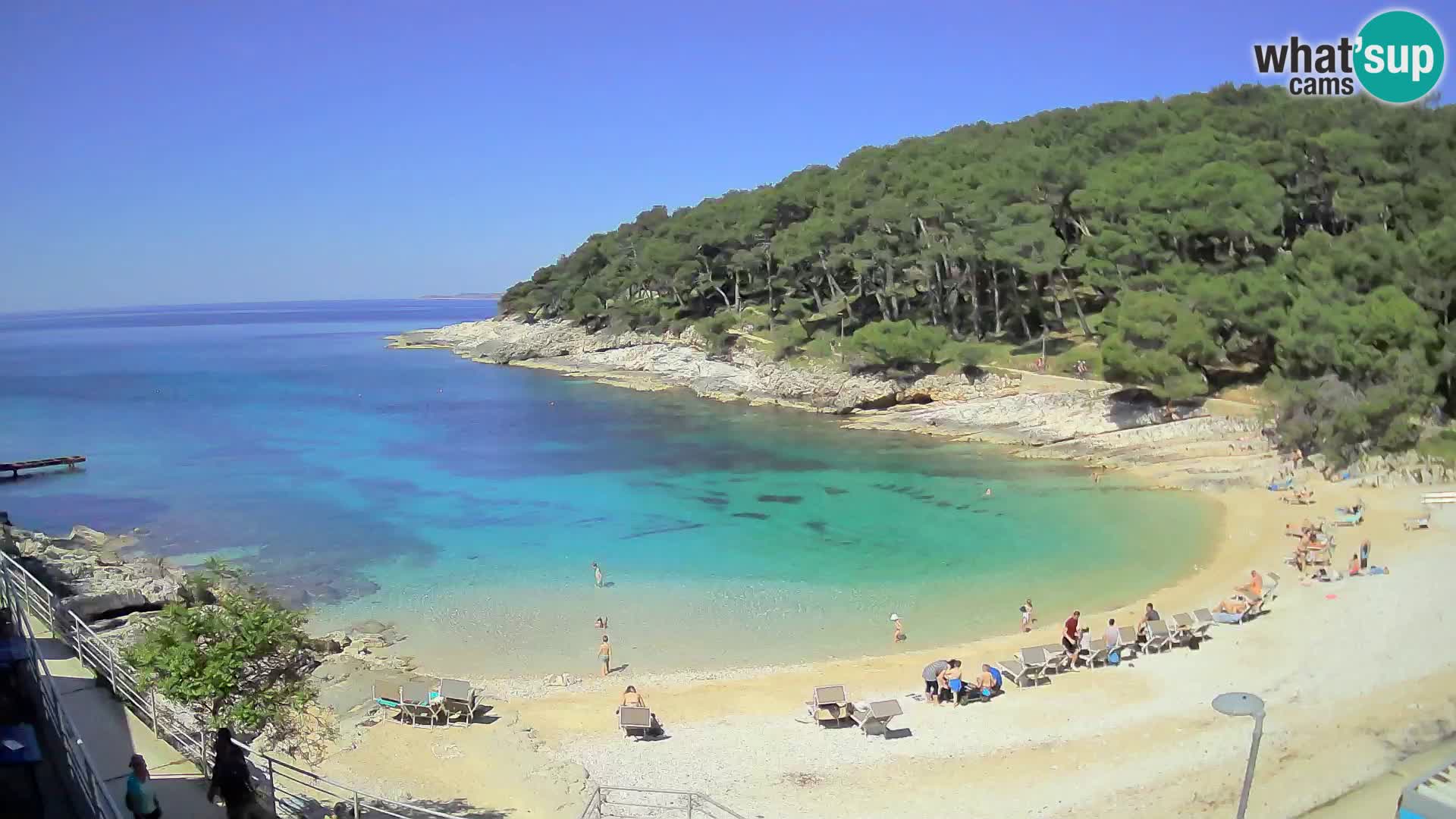Webcam Mali Lošinj – spiaggia Sunčana uvala – Veli Žal