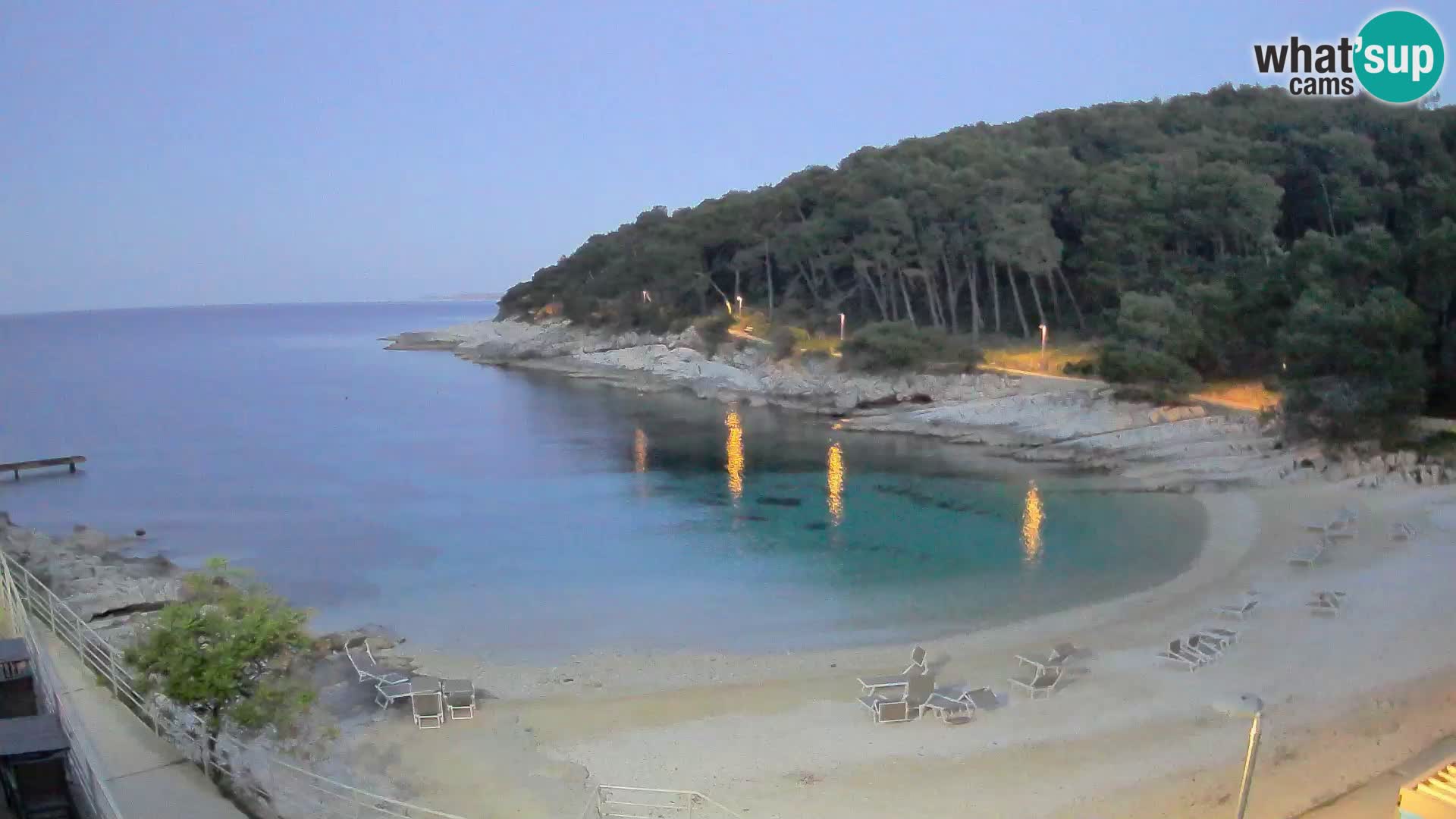 Spletna Kamera Mali Lošinj – plaža Sunčana uvala – Veli Žal