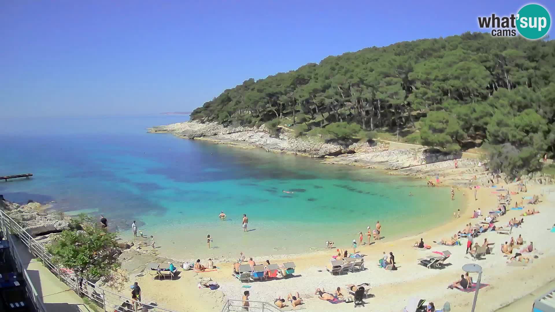 Webcam Mali Lošinj – spiaggia Sunčana uvala – Veli Žal