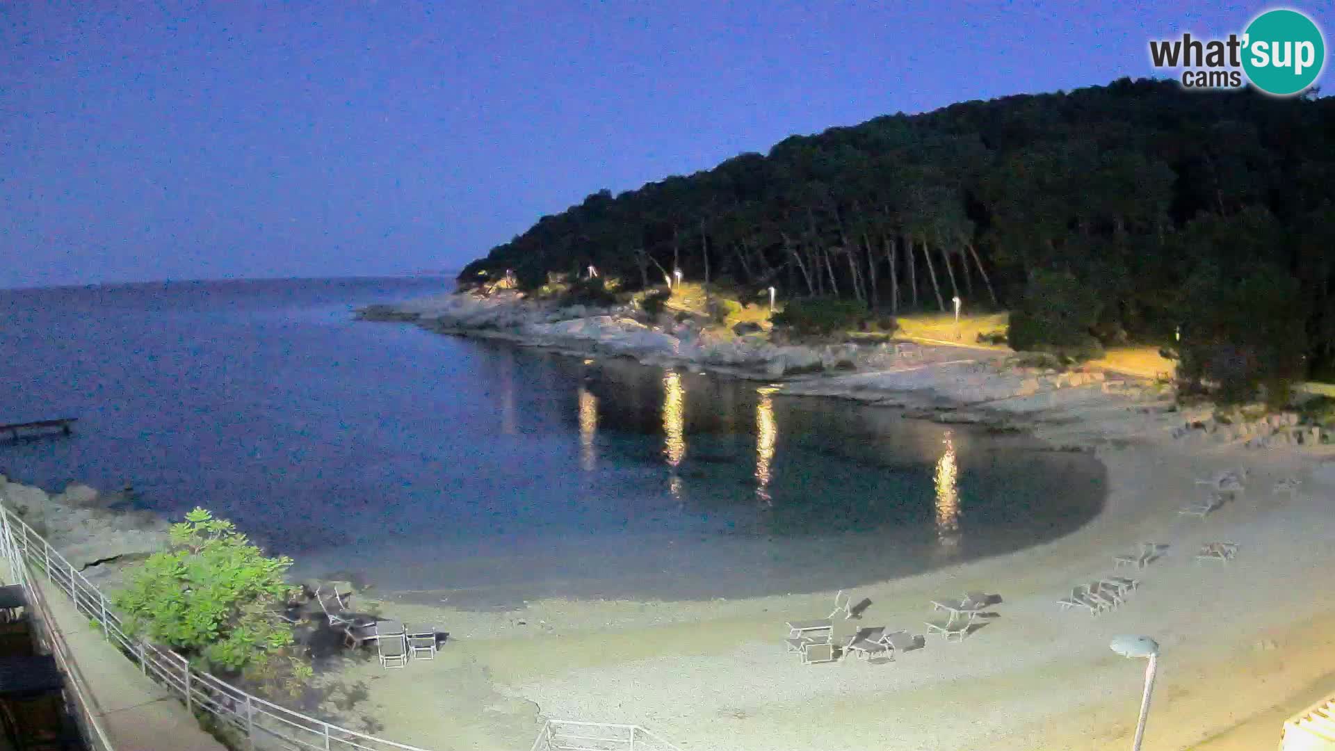 Webcam Mali Lošinj – plage Sunčana uvala – Veli Žal