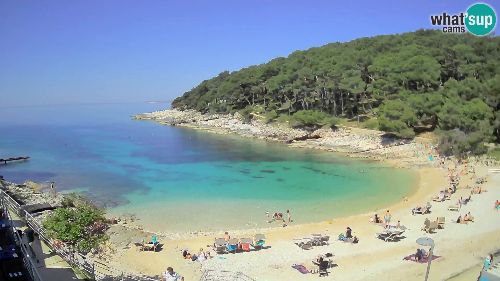 Webcam Mali Lošinj – playa Sunčana uvala – Veli Žal