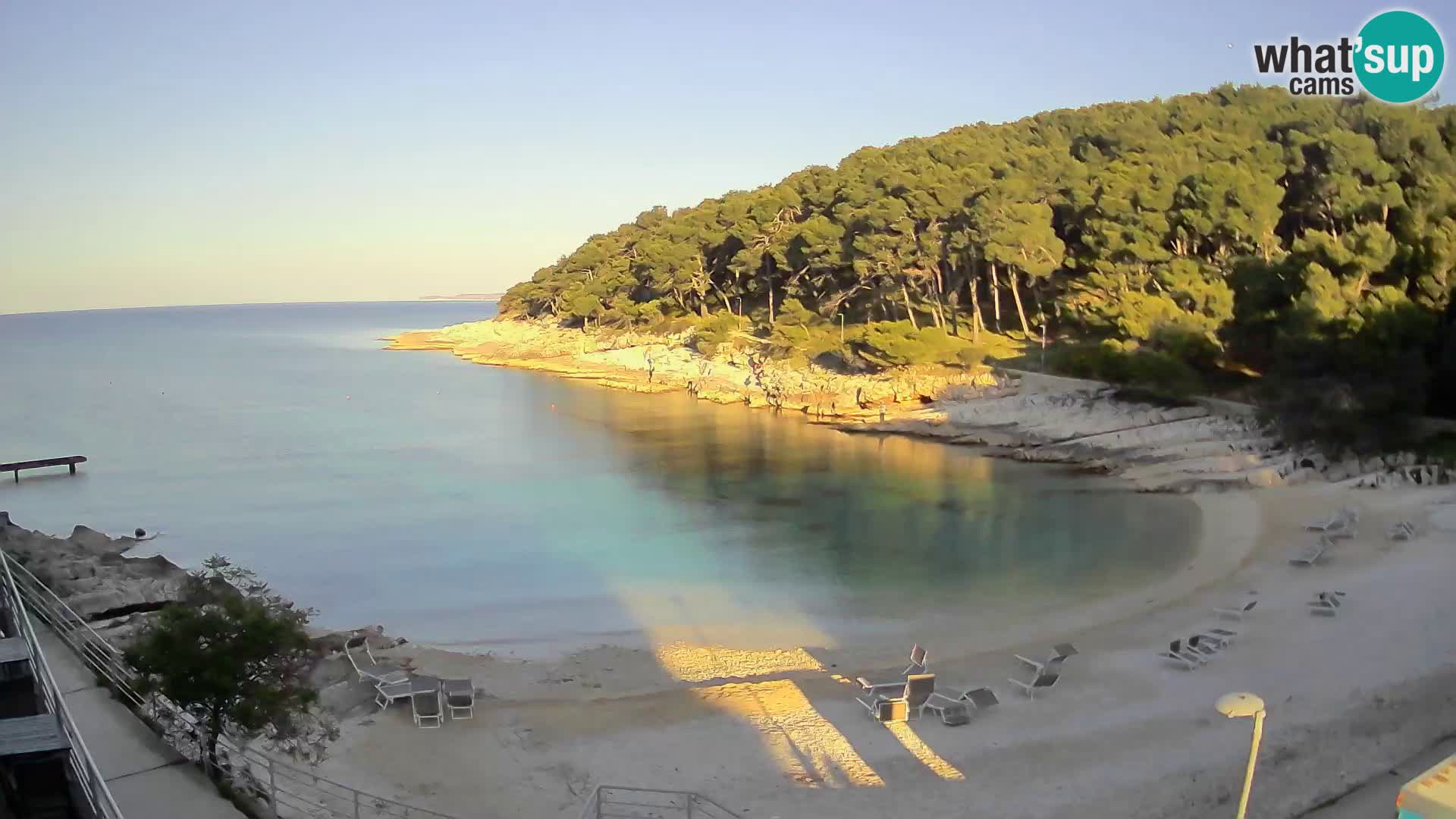 Webcam Mali Lošinj – plage Sunčana uvala – Veli Žal