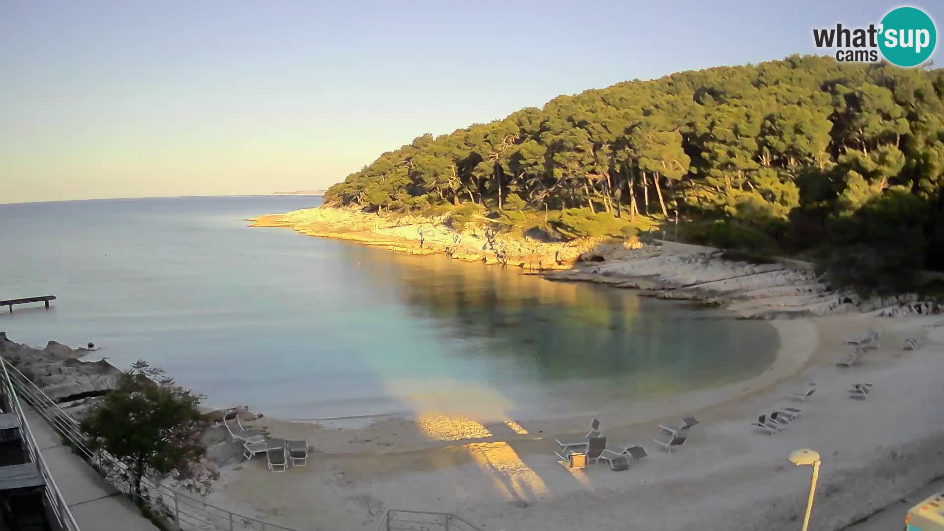 Webcam Mali Lošinj – Sunčana uvala beach – Veli Žal