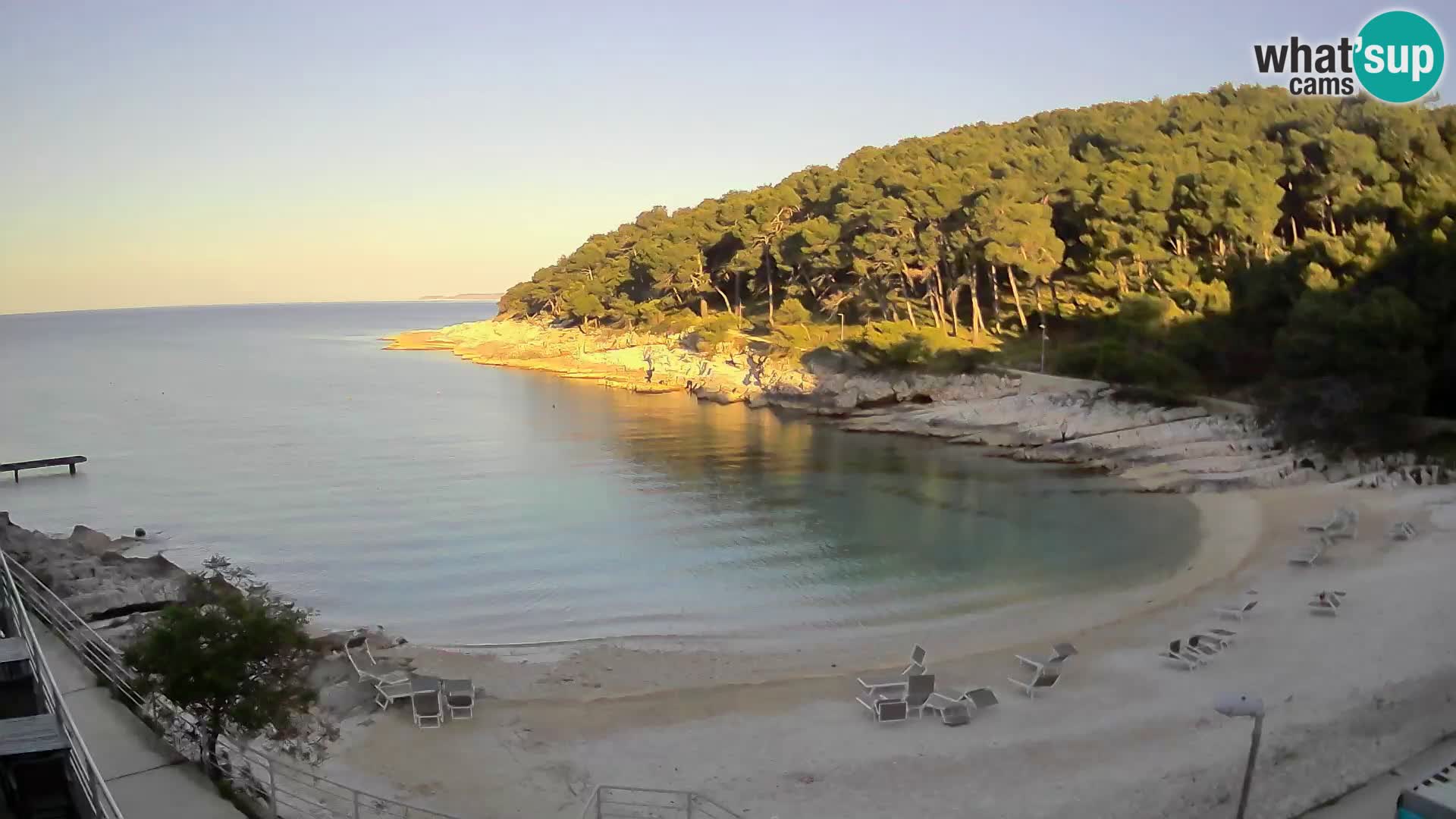 Webcam Mali Lošinj – playa Sunčana uvala – Veli Žal