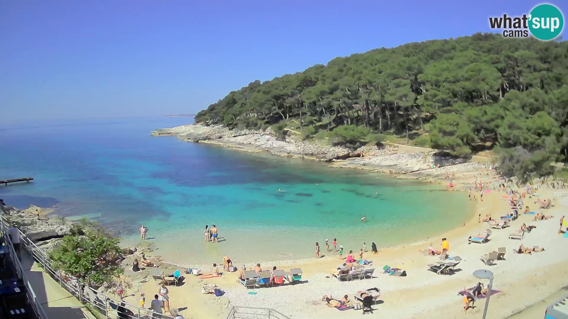Webcam Mali Lošinj – Sunčana uvala beach – Veli Žal