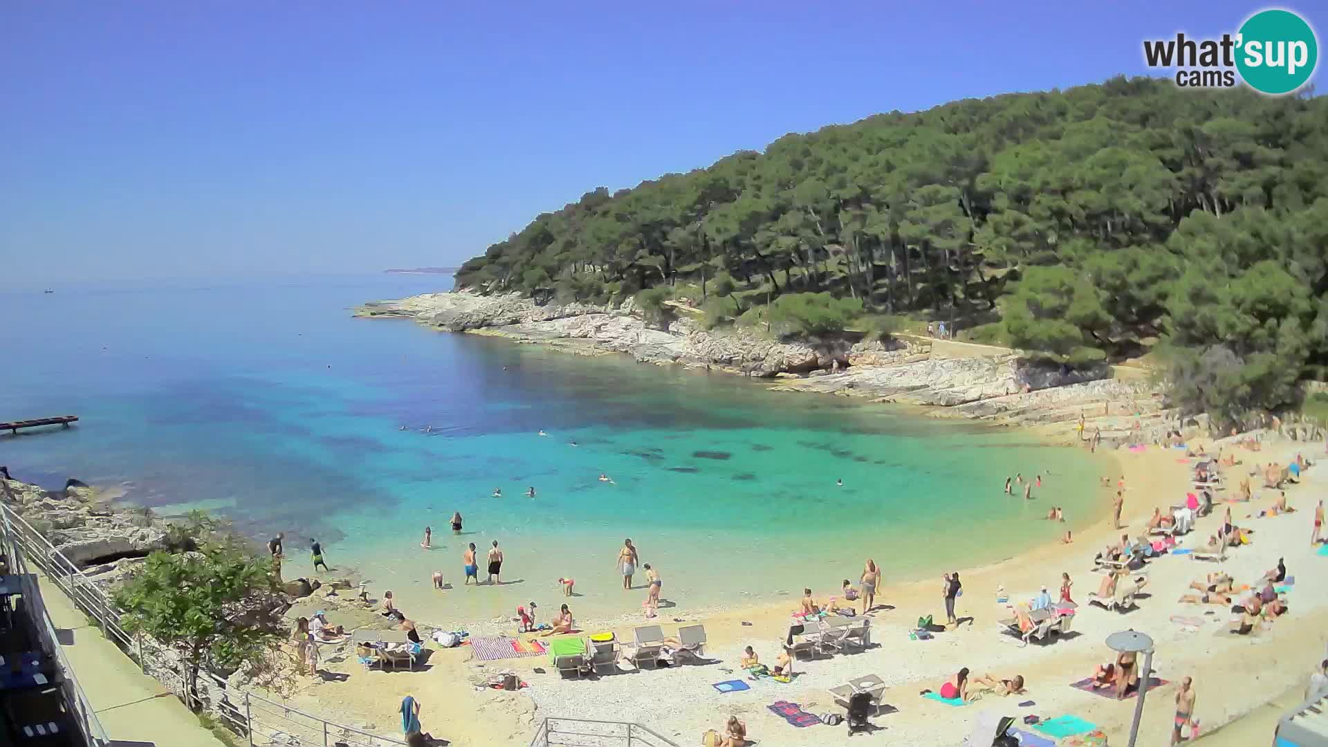 Web kam Mali Lošinj – plaža Sunčana uvala – Veli Žal