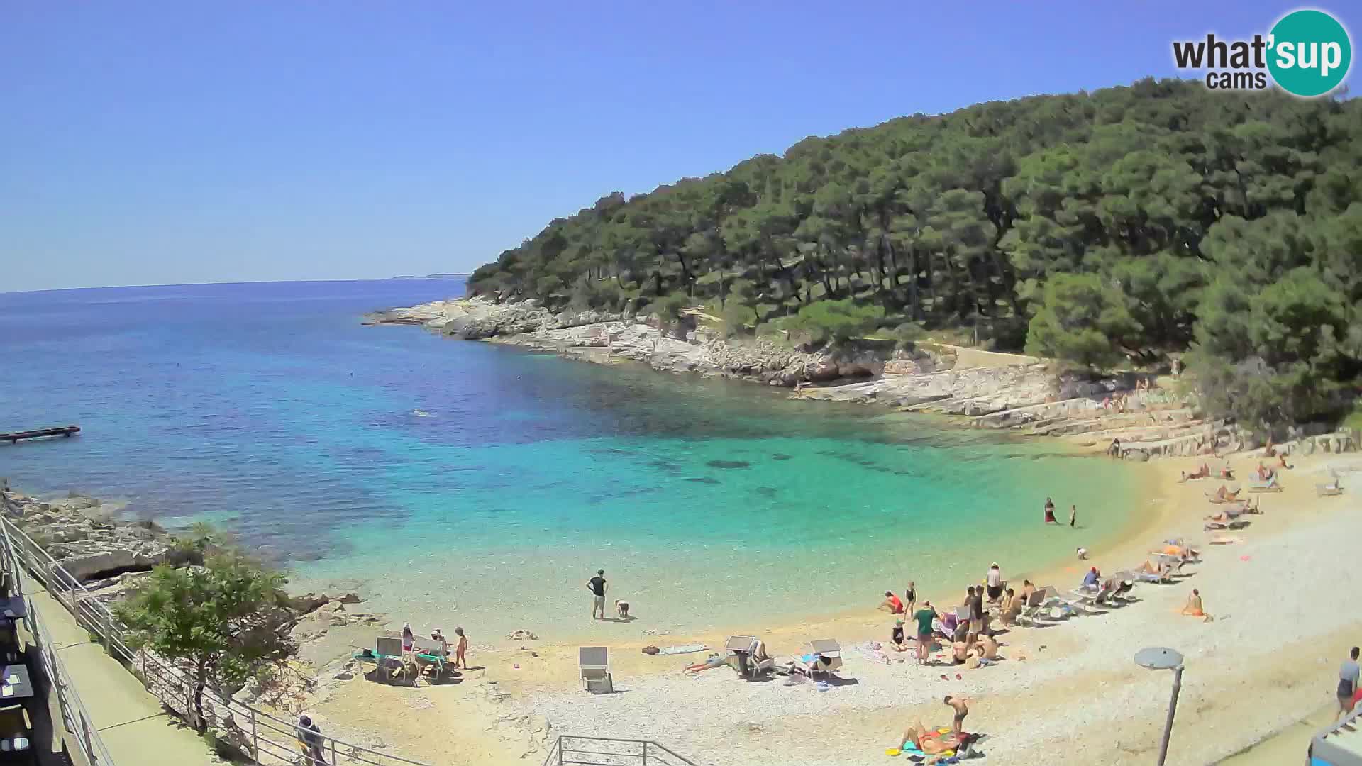 Spletna Kamera Mali Lošinj – plaža Sunčana uvala – Veli Žal