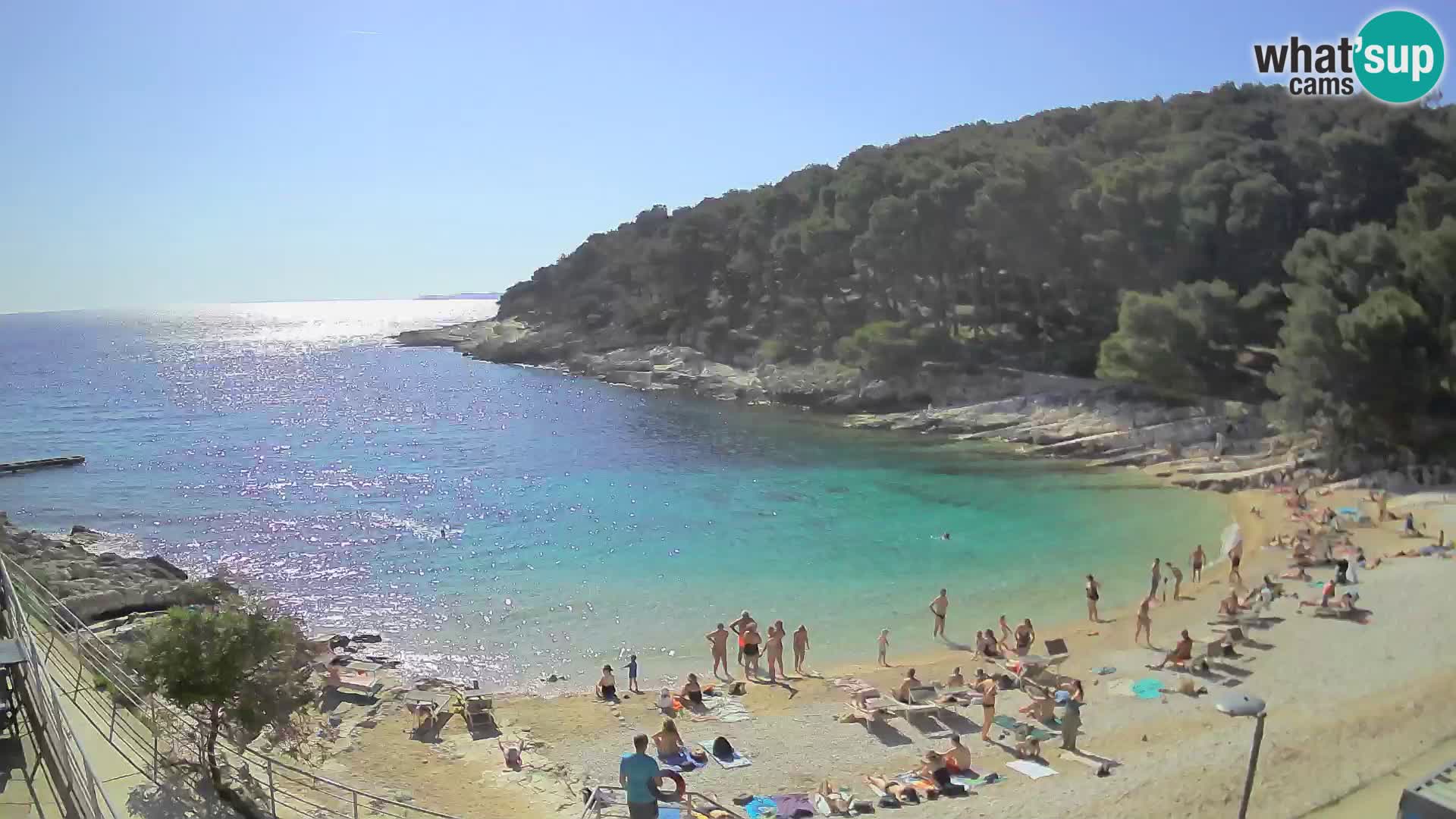 Spletna Kamera Mali Lošinj – plaža Sunčana uvala – Veli Žal