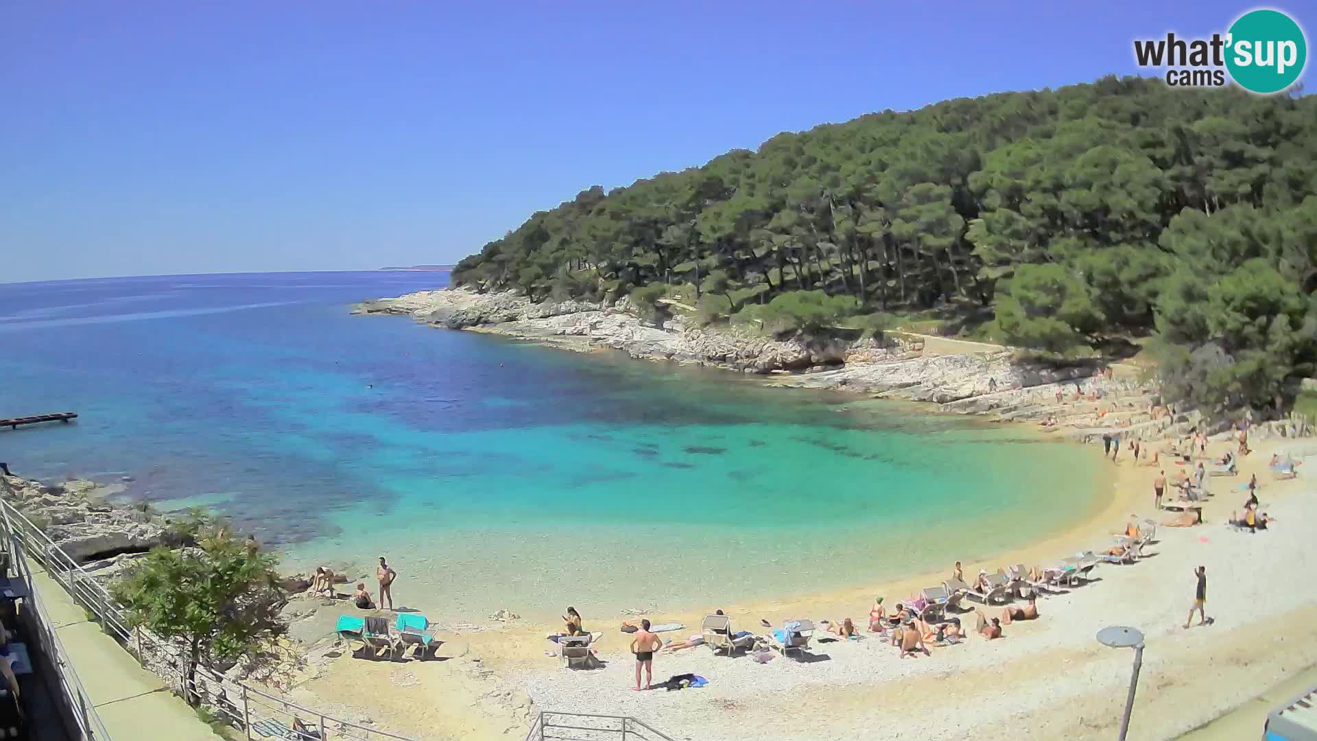 Webcam Mali Lošinj – playa Sunčana uvala – Veli Žal