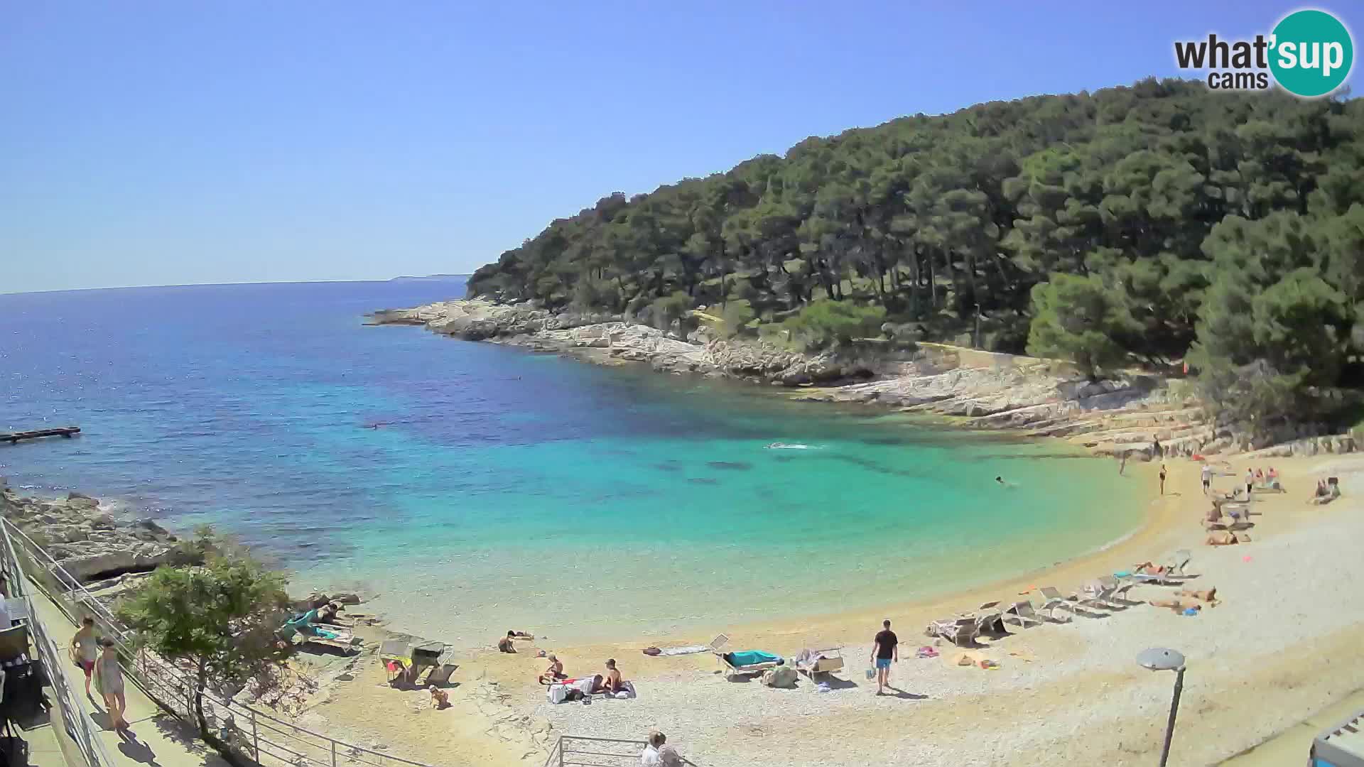 Spletna Kamera Mali Lošinj – plaža Sunčana uvala – Veli Žal