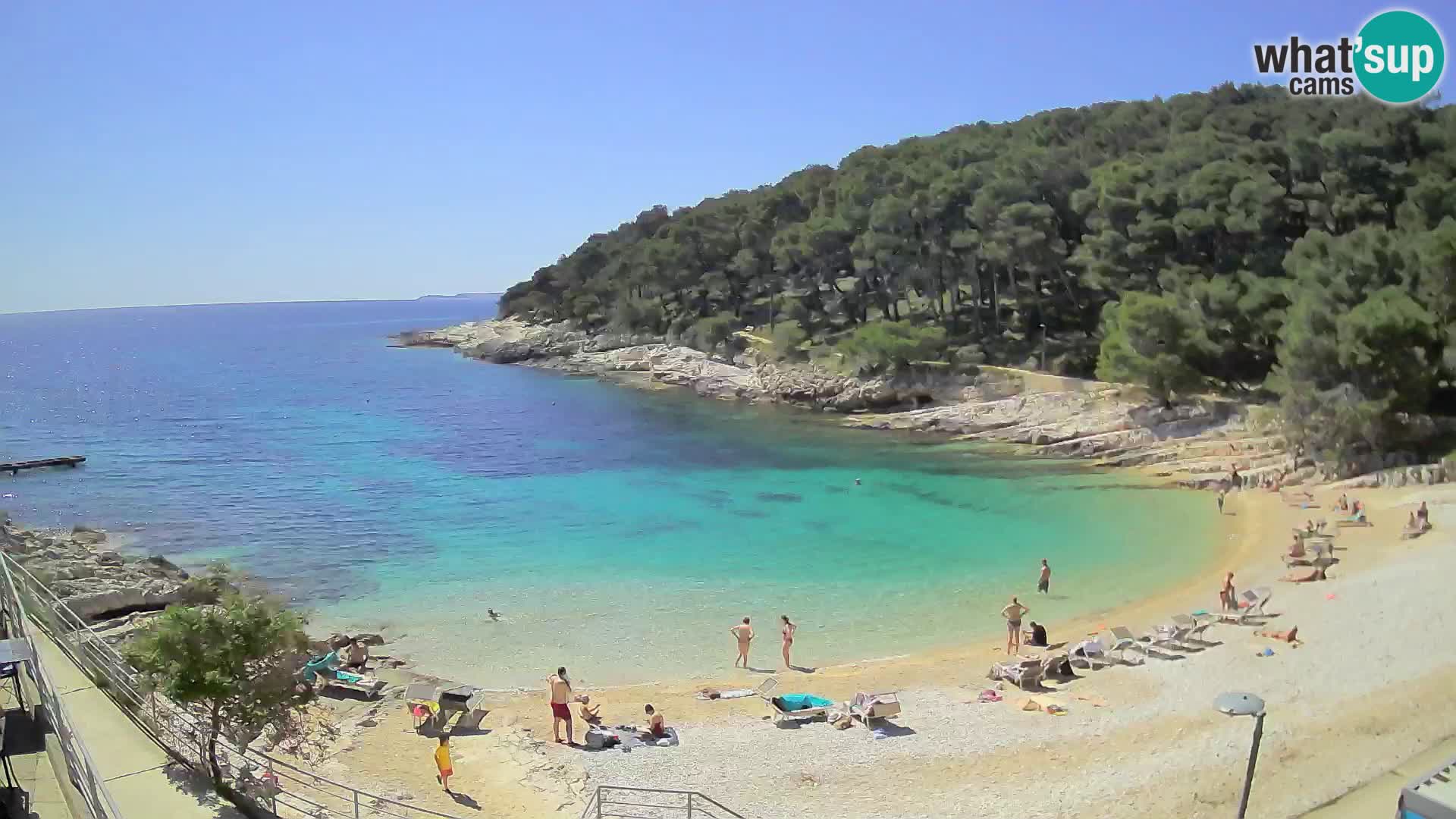 Webcam Mali Lošinj – spiaggia Sunčana uvala – Veli Žal