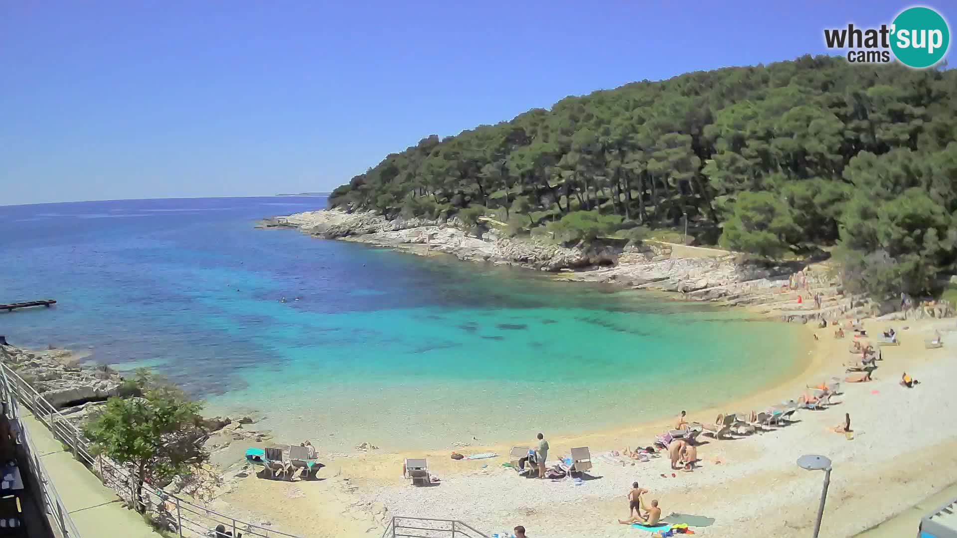 Webcam Mali Lošinj – Sunčana uvala beach – Veli Žal