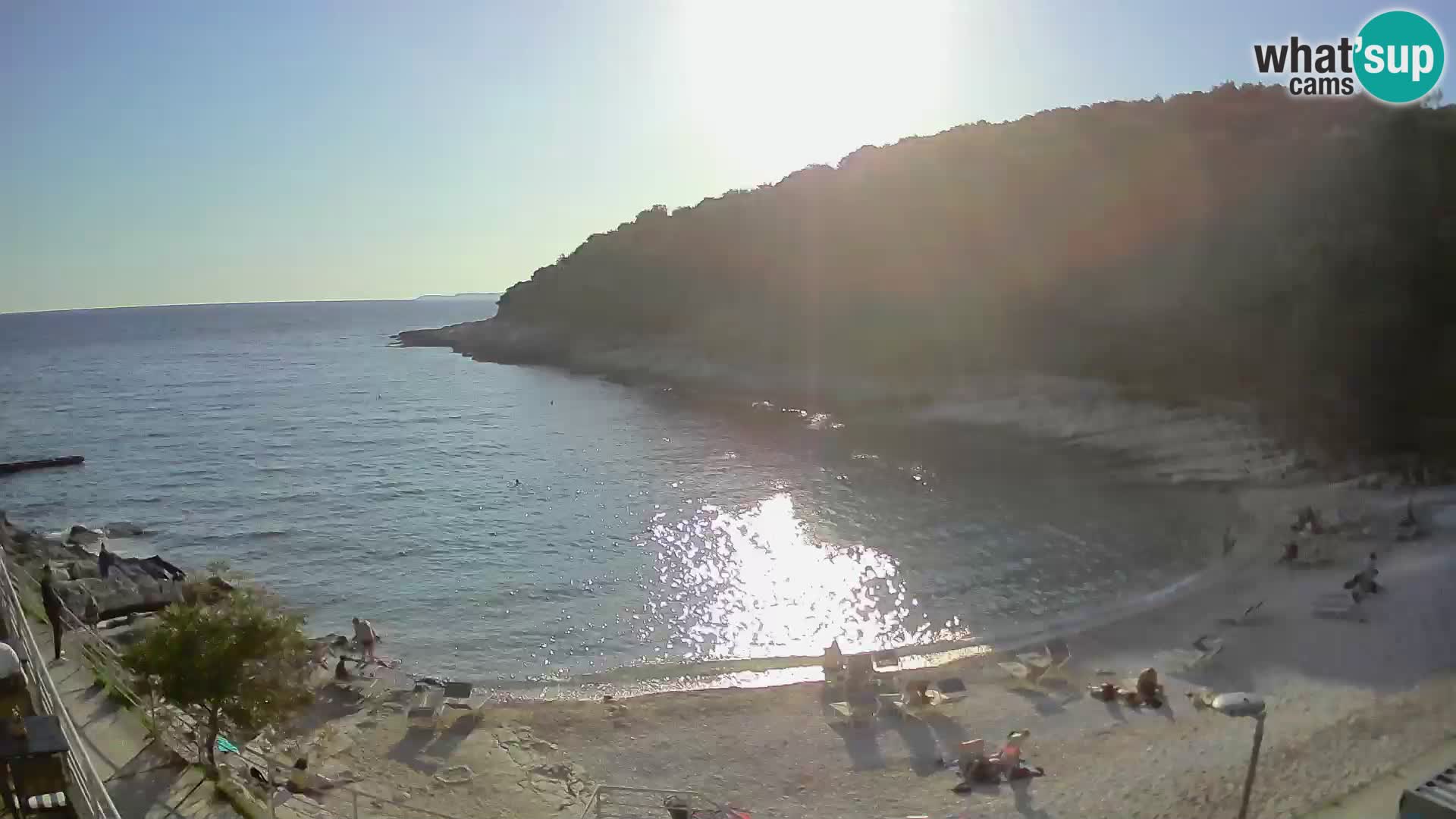 Webcam Mali Lošinj – spiaggia Sunčana uvala – Veli Žal