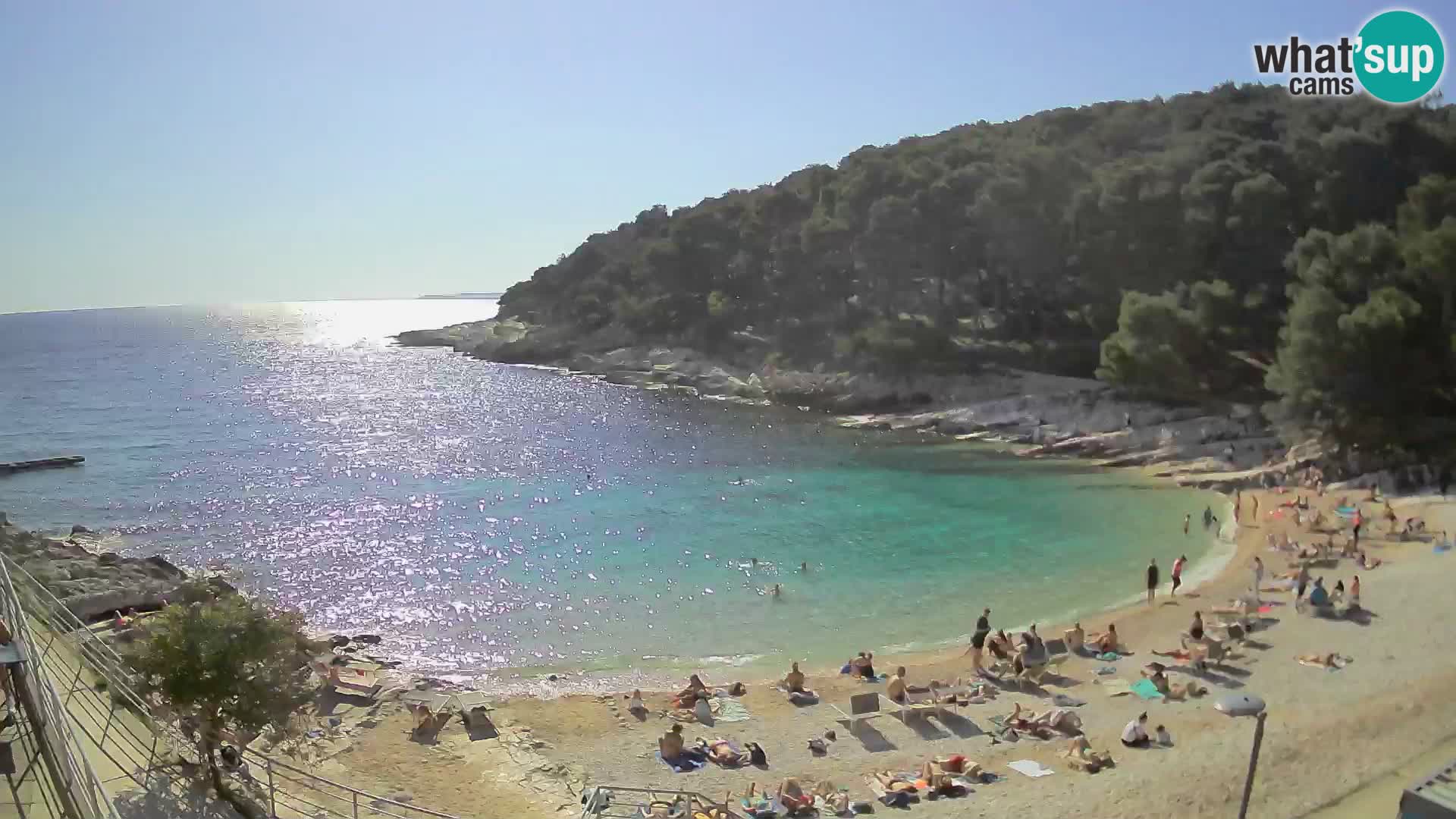 Spletna Kamera Mali Lošinj – plaža Sunčana uvala – Veli Žal