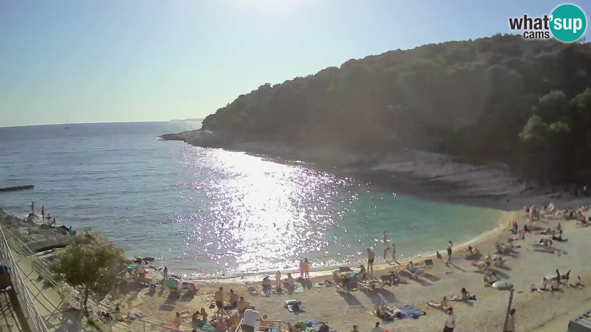 Webcam Mali Lošinj – spiaggia Sunčana uvala – Veli Žal