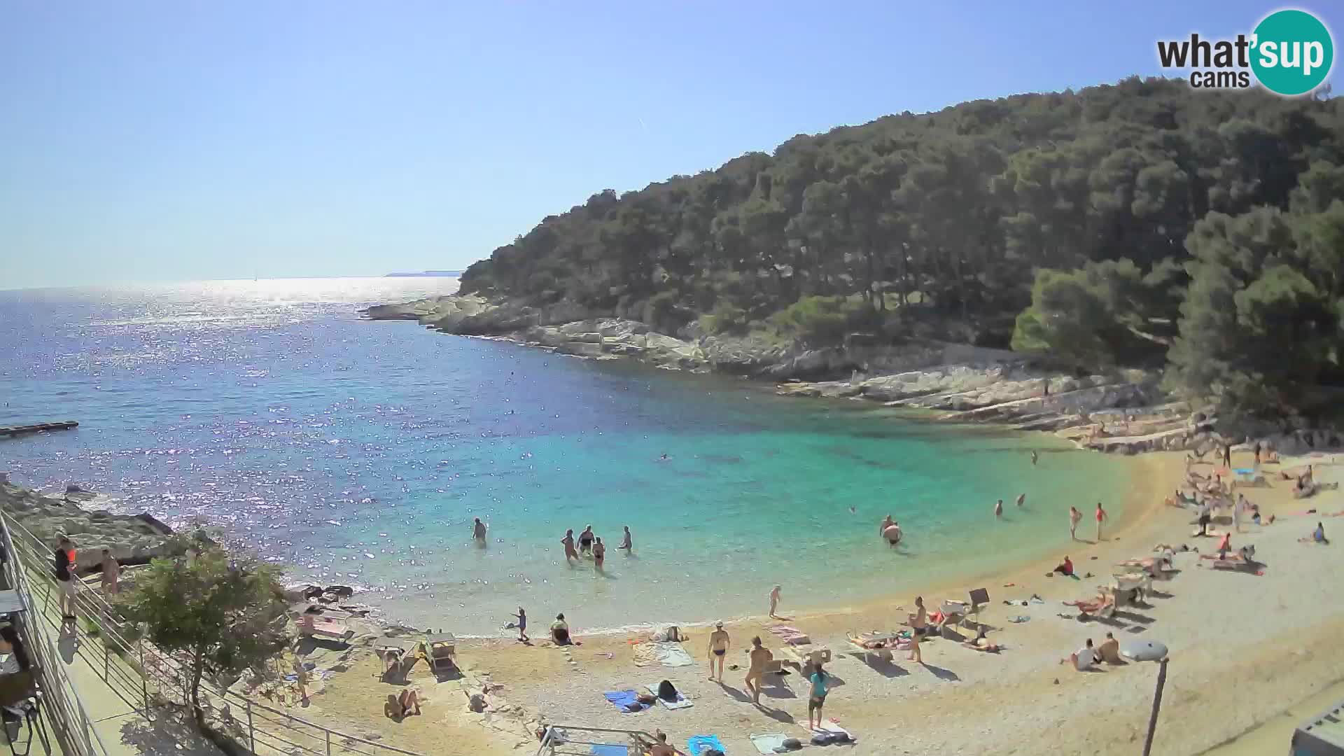 Webcam Mali Lošinj – spiaggia Sunčana uvala – Veli Žal