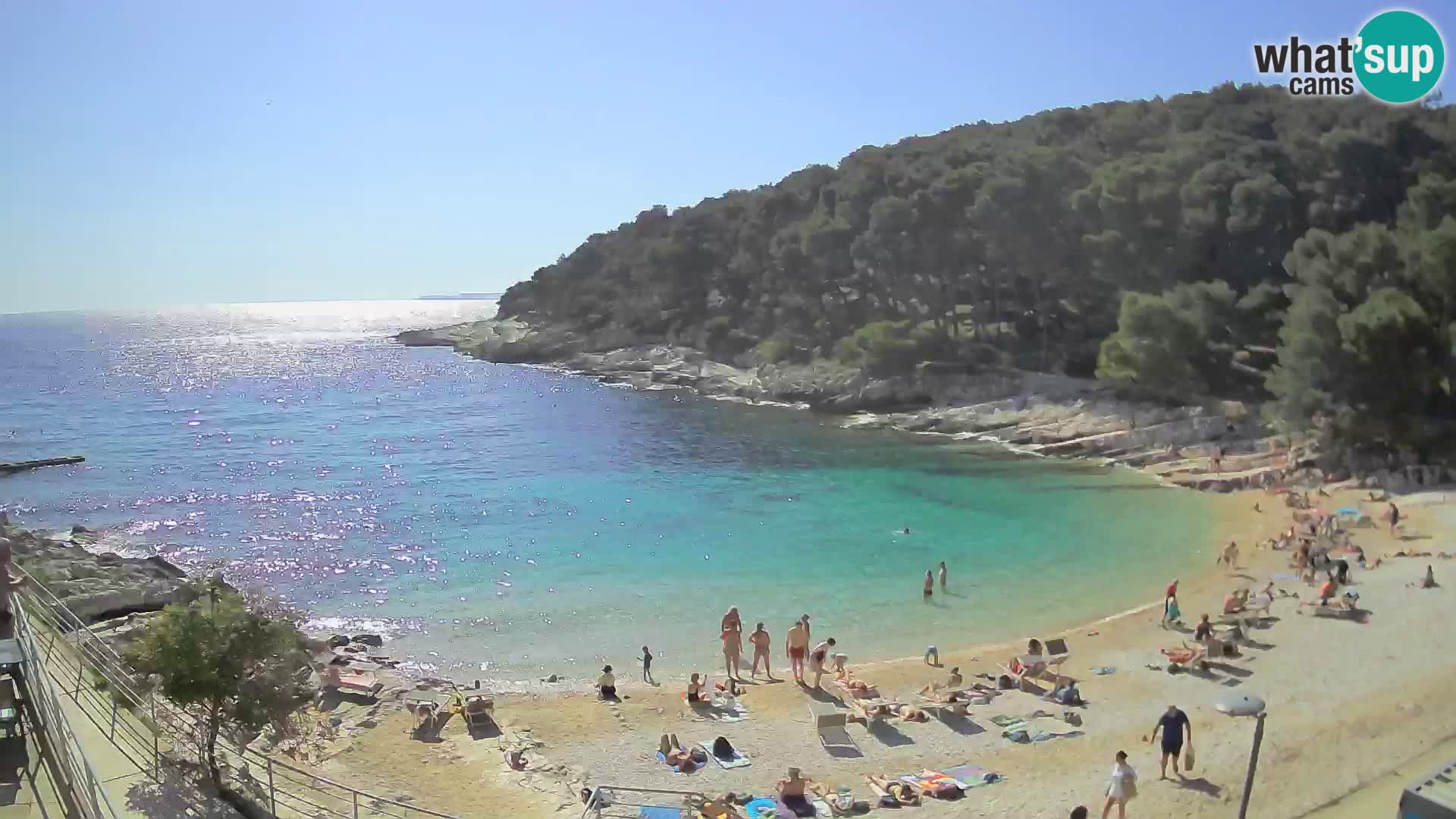 Spletna Kamera Mali Lošinj – plaža Sunčana uvala – Veli Žal