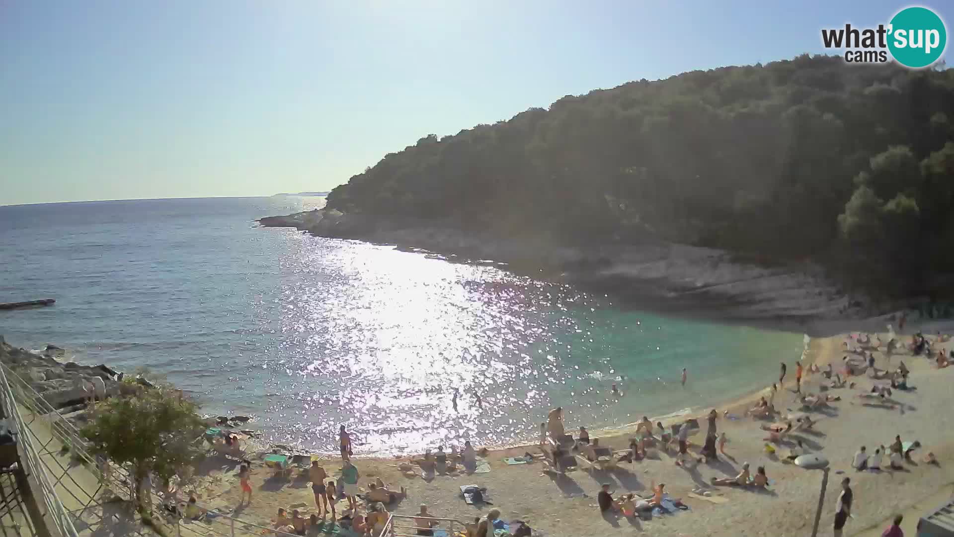 Webcam Mali Lošinj – plage Sunčana uvala – Veli Žal