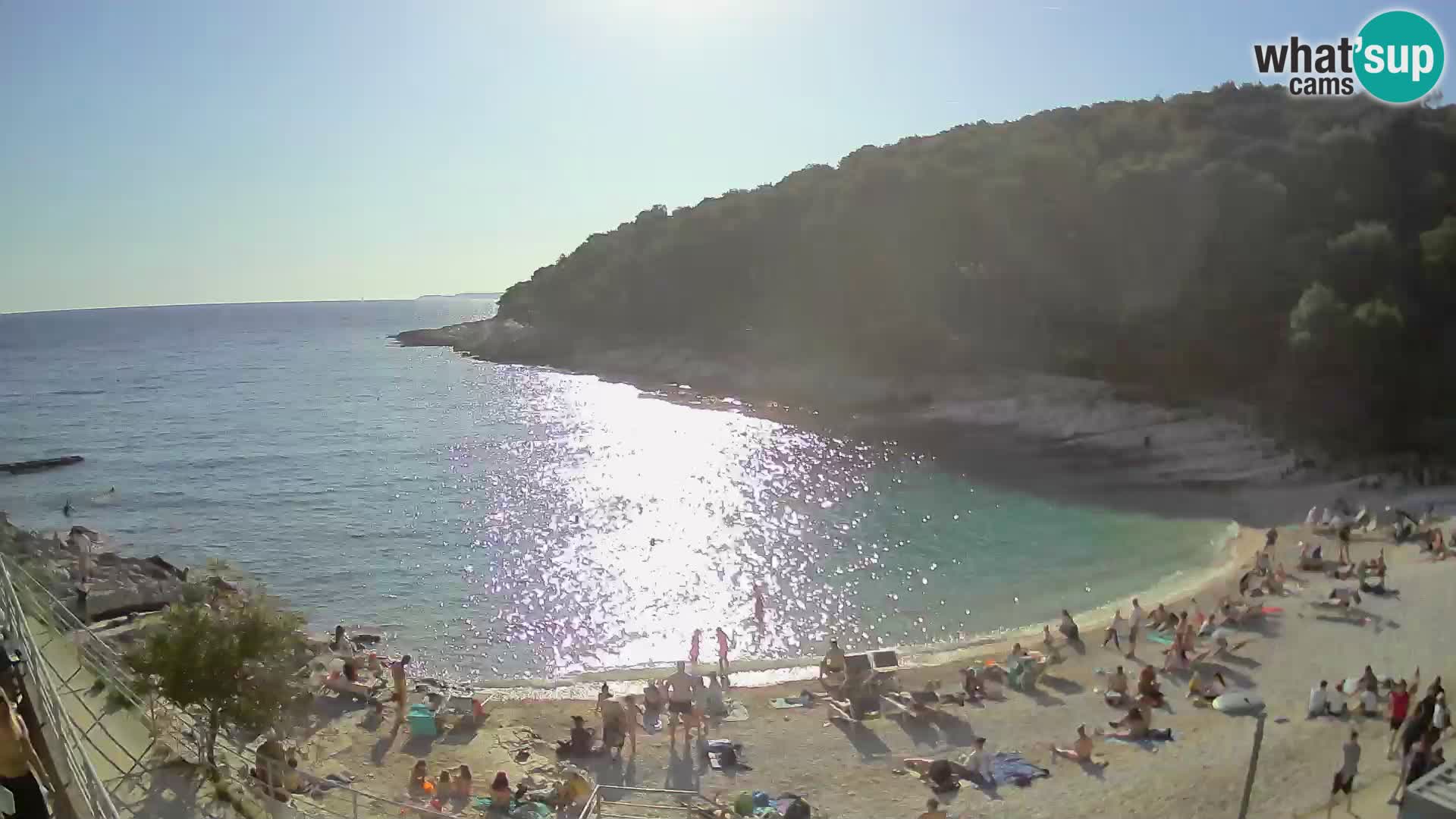 Webcam Mali Lošinj – Sunčana uvala beach – Veli Žal