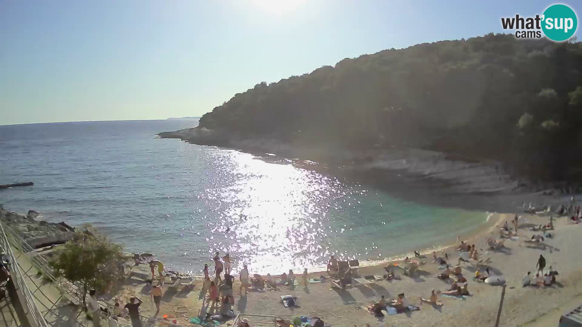 Spletna Kamera Mali Lošinj – plaža Sunčana uvala – Veli Žal