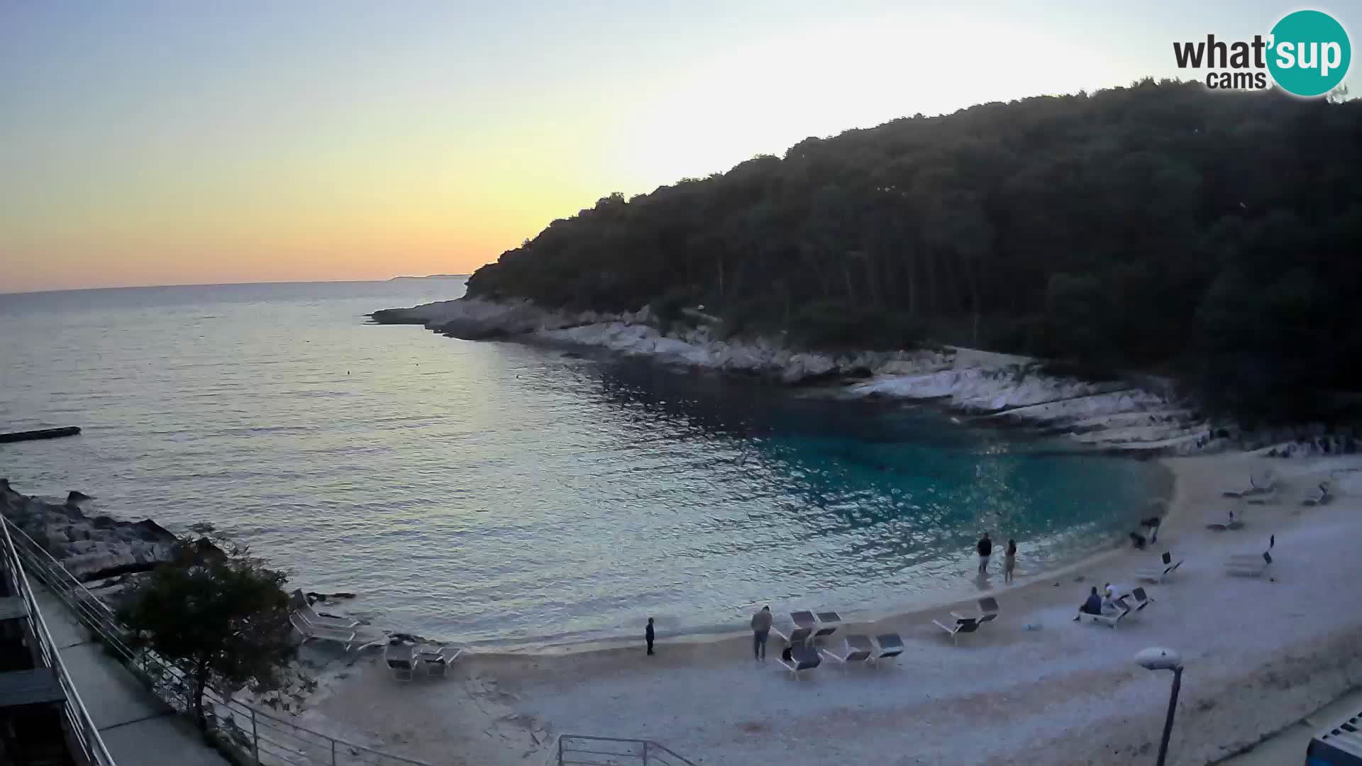 Spletna Kamera Mali Lošinj – plaža Sunčana uvala – Veli Žal