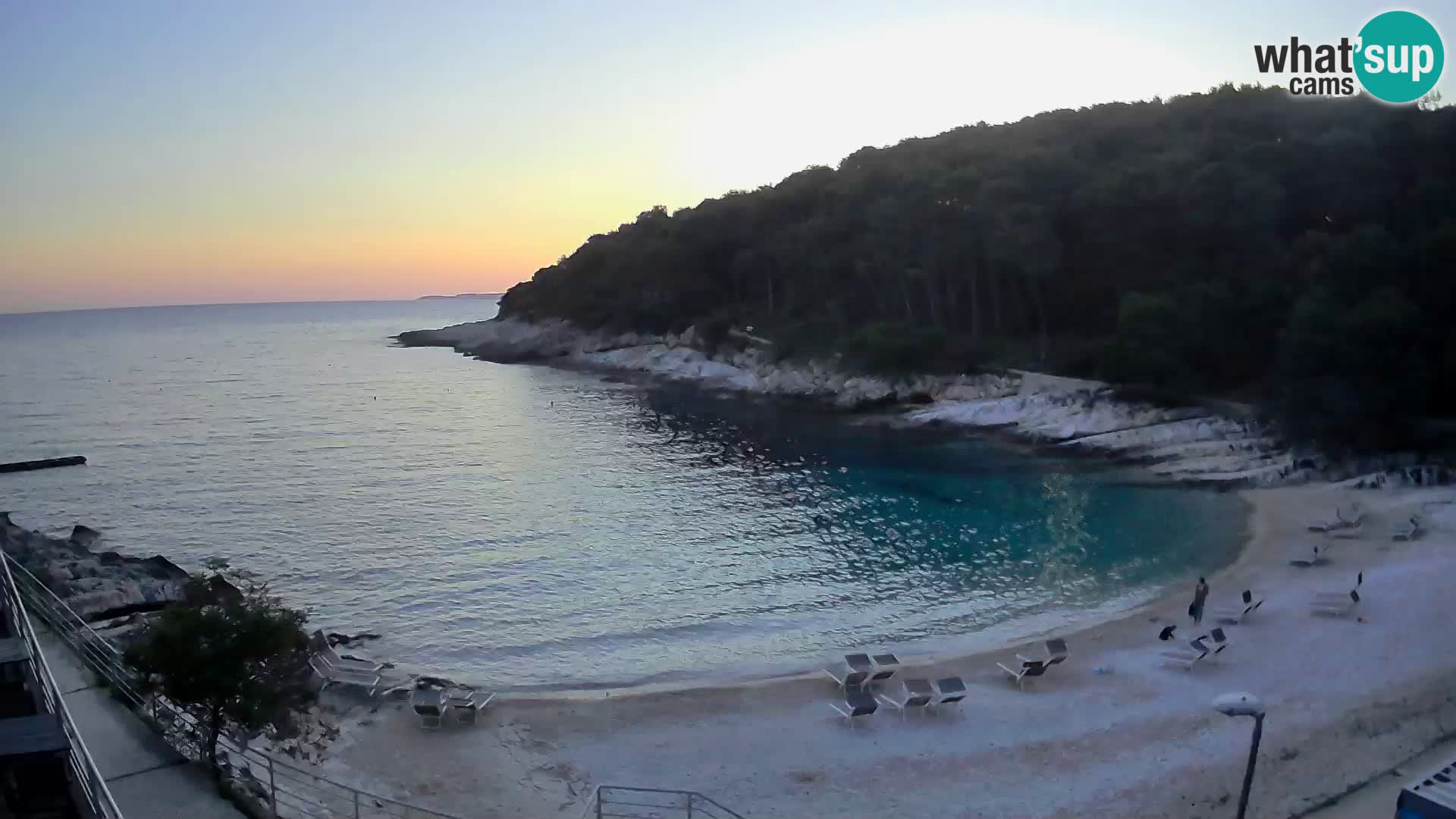 Webcam Mali Lošinj – plage Sunčana uvala – Veli Žal