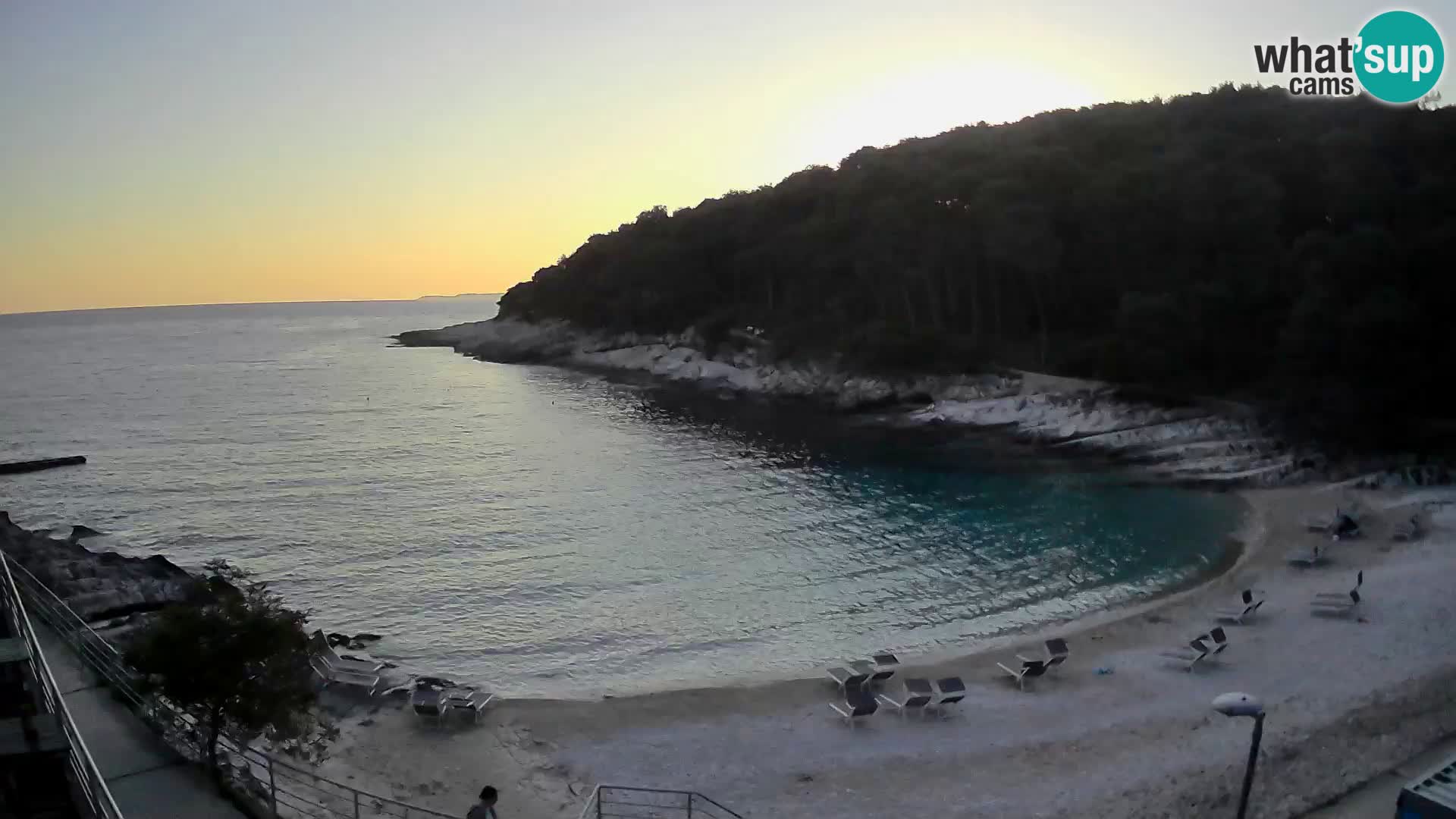 Webcam Mali Lošinj – plage Sunčana uvala – Veli Žal