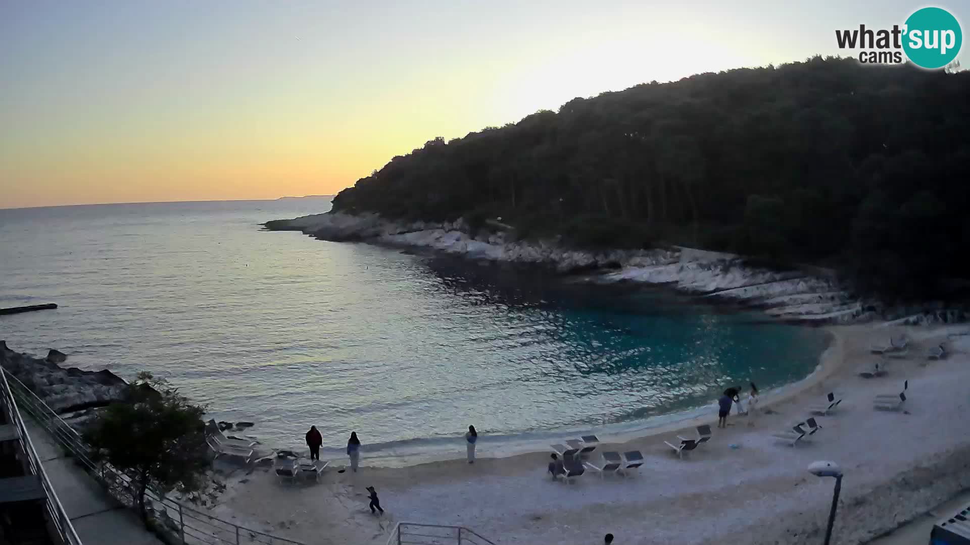 Webcam Mali Lošinj – playa Sunčana uvala – Veli Žal