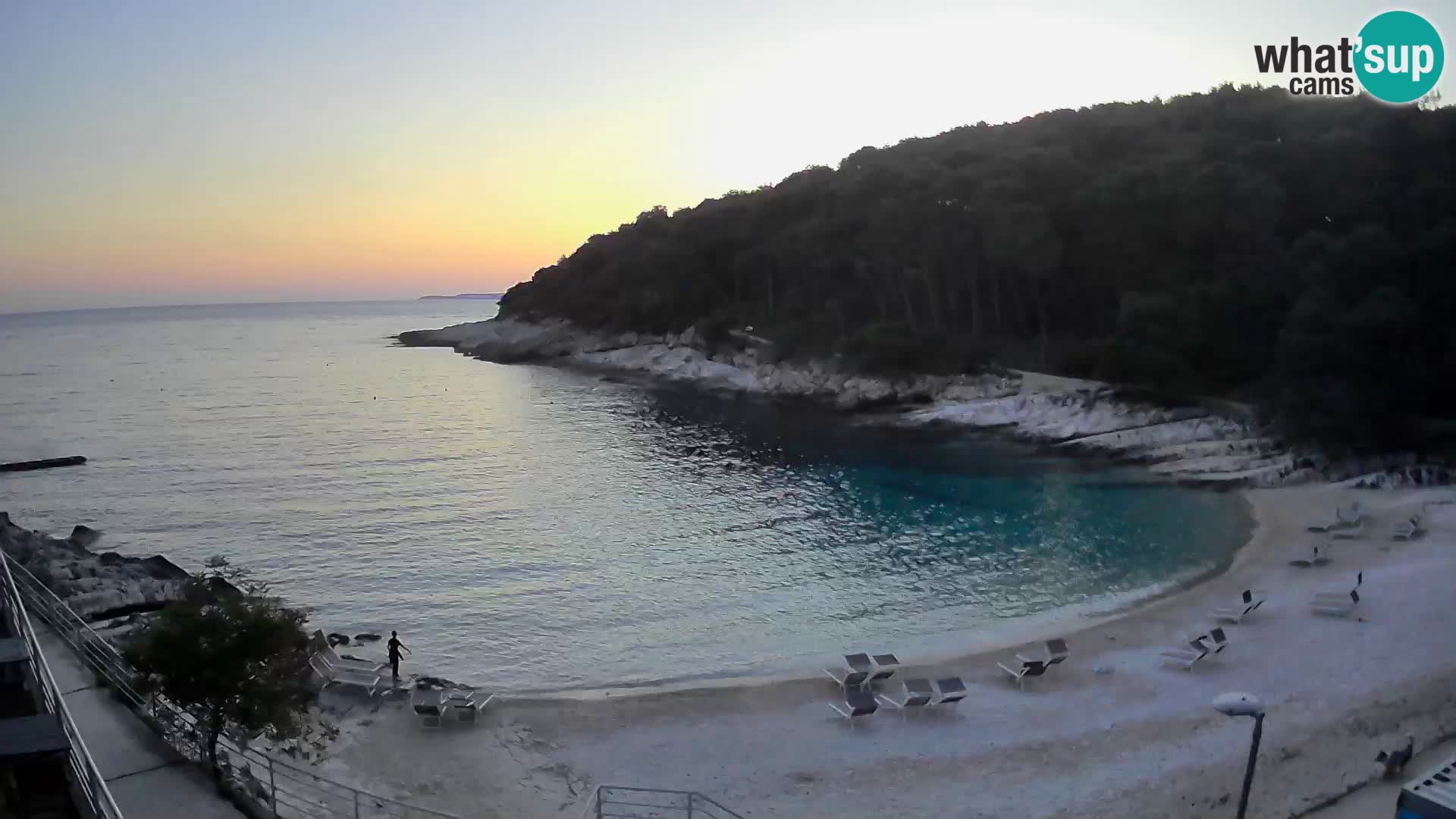 Webcam Mali Lošinj – spiaggia Sunčana uvala – Veli Žal