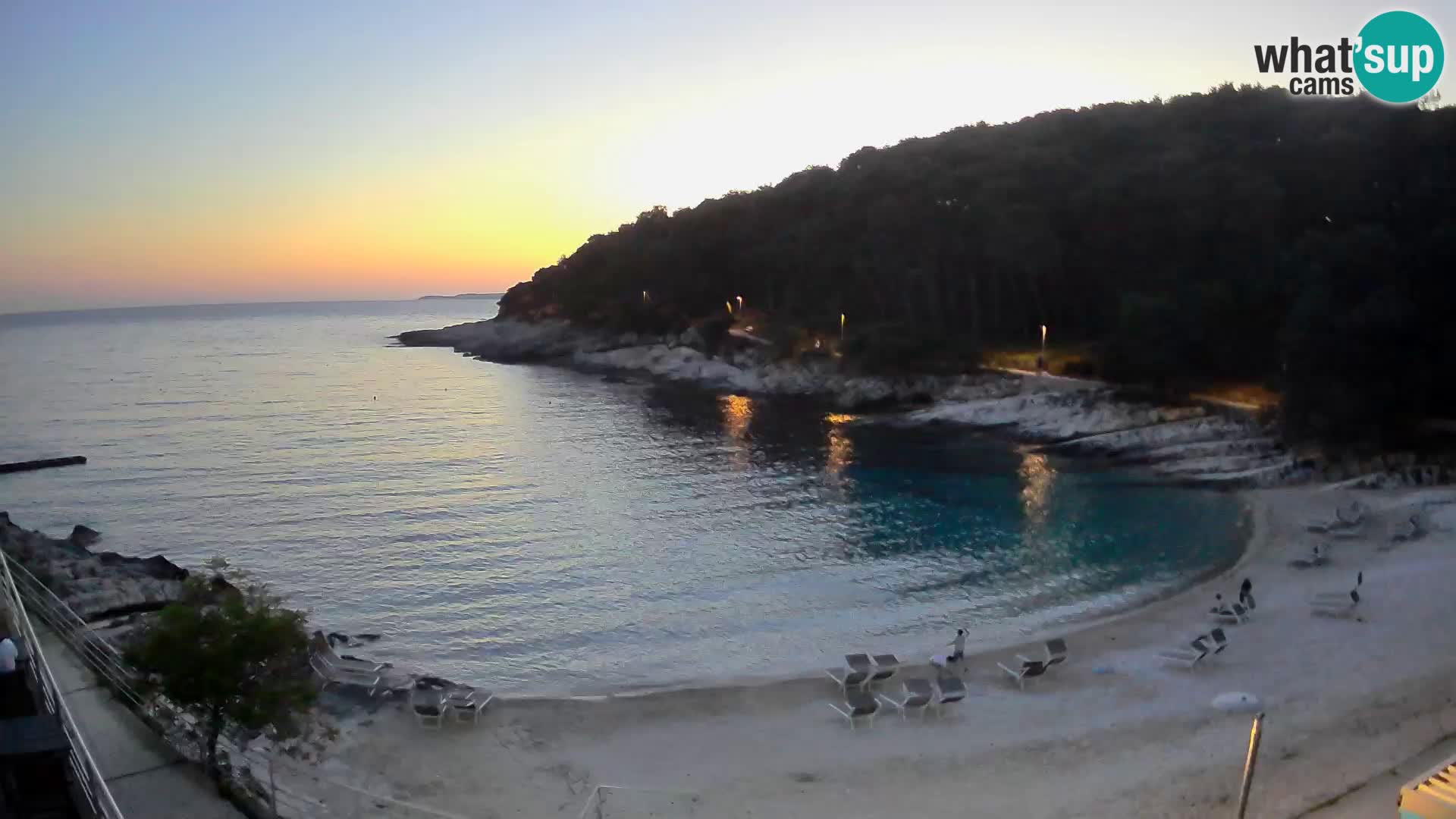 Webcam Mali Lošinj – plage Sunčana uvala – Veli Žal