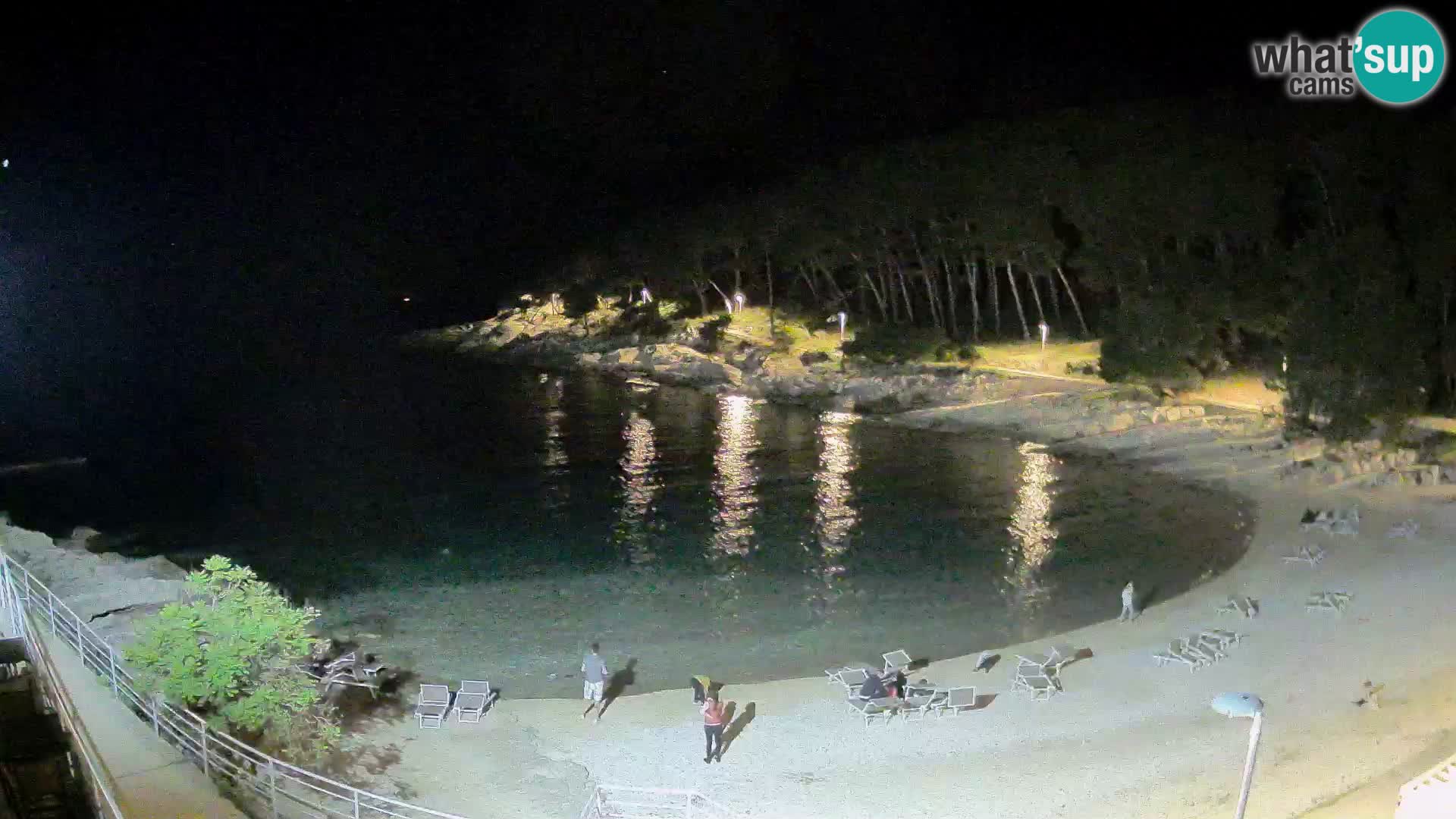 Web kam Mali Lošinj – plaža Sunčana uvala – Veli Žal