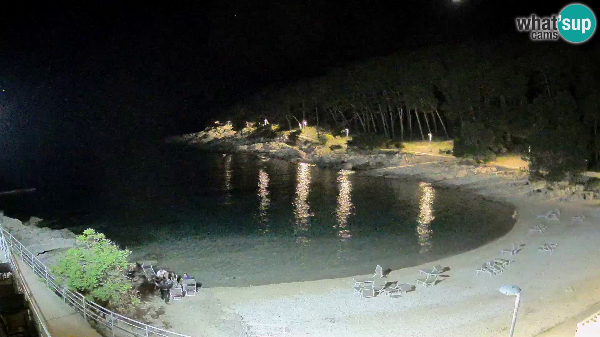 Webcam Mali Lošinj – Sunčana uvala Strand – Veli Žal
