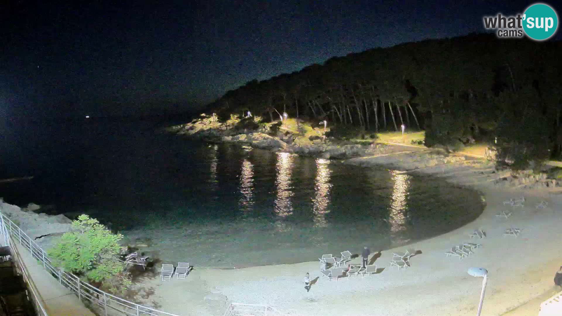 Webcam Mali Lošinj – playa Sunčana uvala – Veli Žal