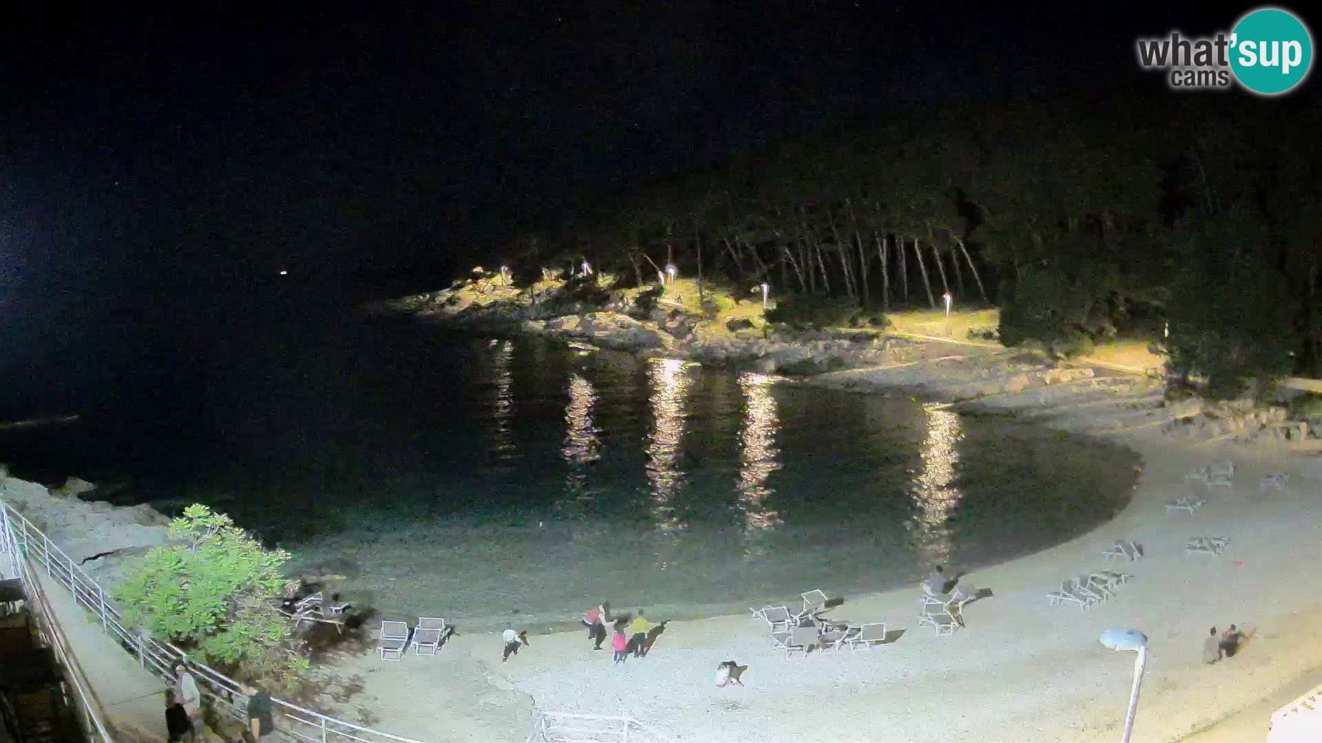Webcam Mali Lošinj – playa Sunčana uvala – Veli Žal