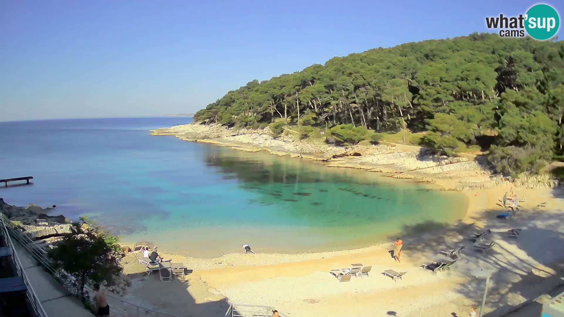 Webcam Mali Lošinj – Sunčana uvala beach – Veli Žal