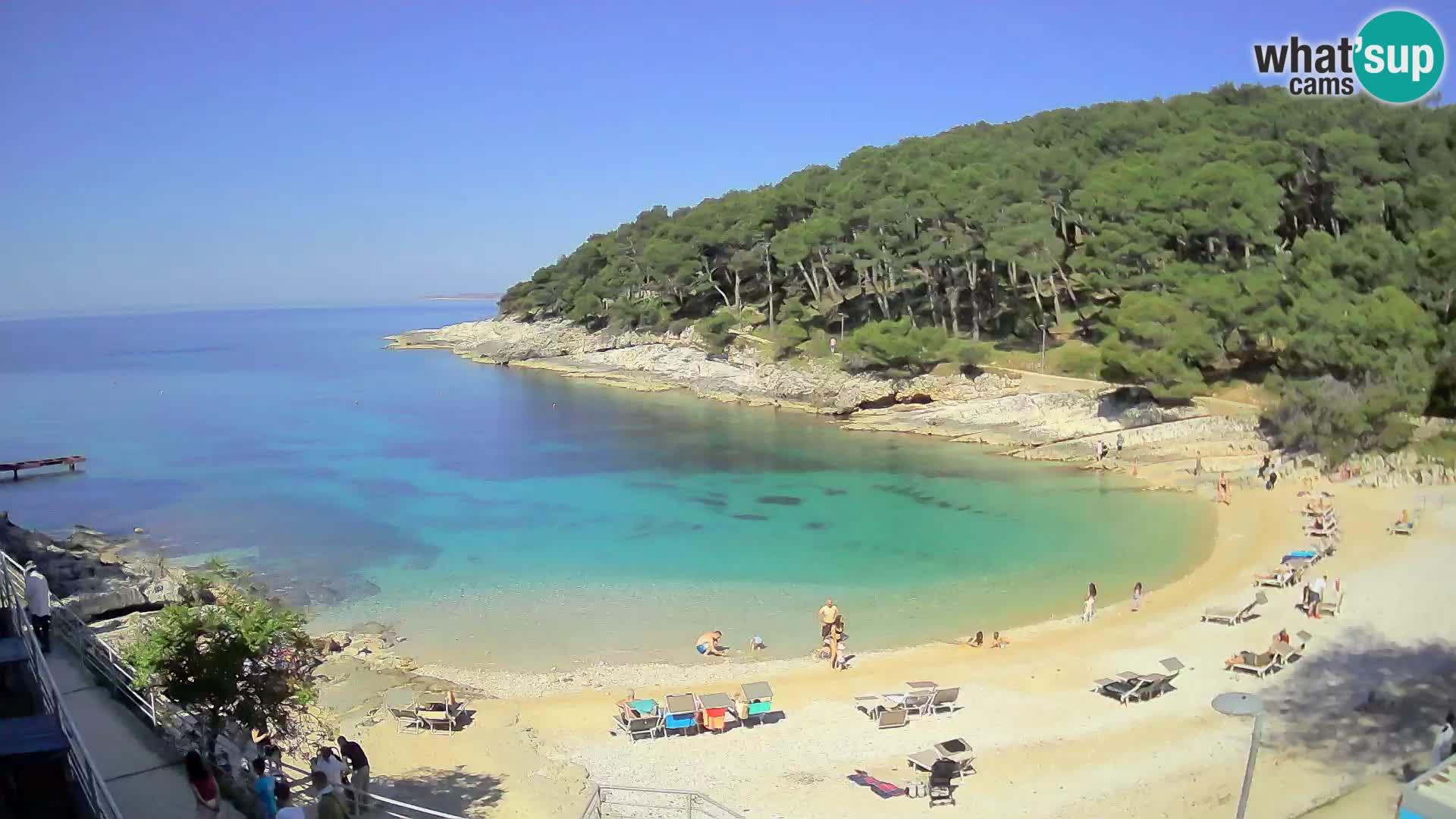 Webcam Mali Lošinj – Sunčana uvala beach – Veli Žal