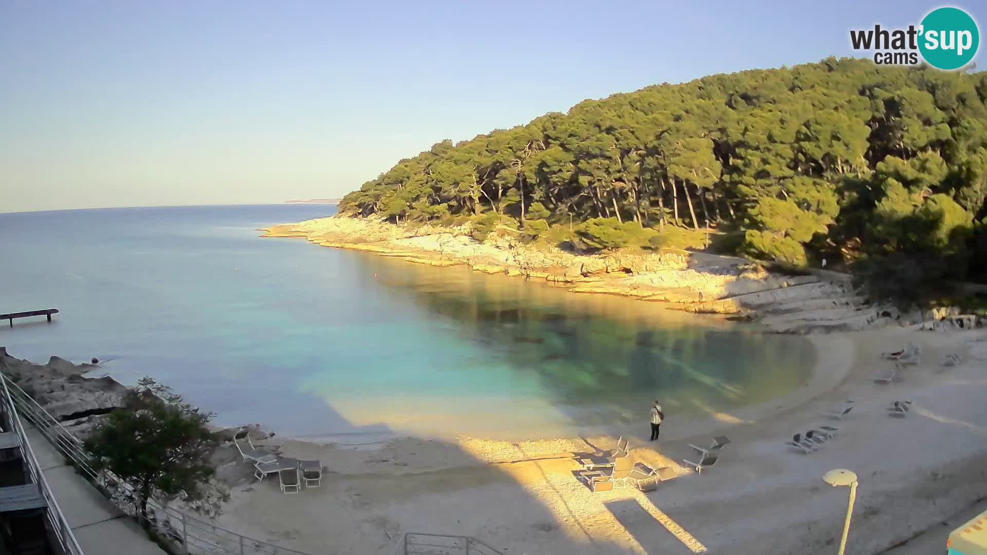 Webcam Mali Lošinj – Sunčana uvala beach – Veli Žal