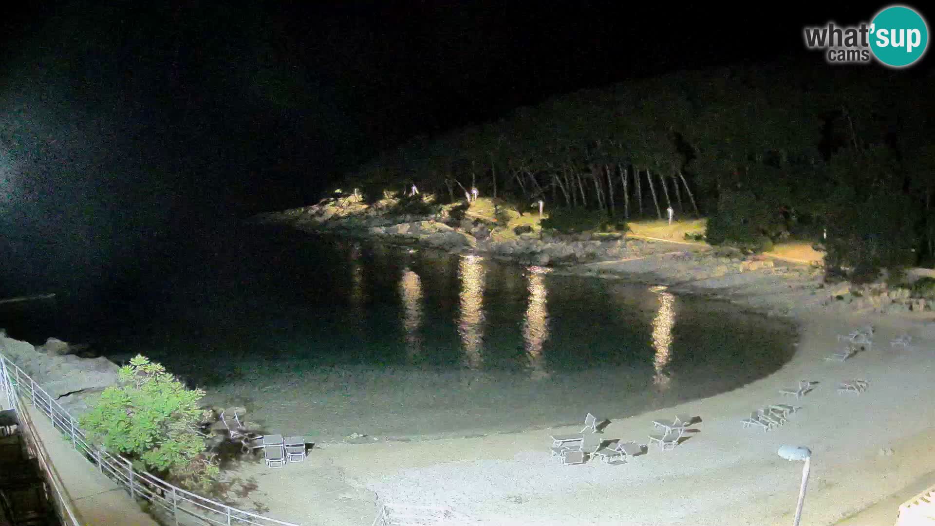 Web kam Mali Lošinj – plaža Sunčana uvala – Veli Žal