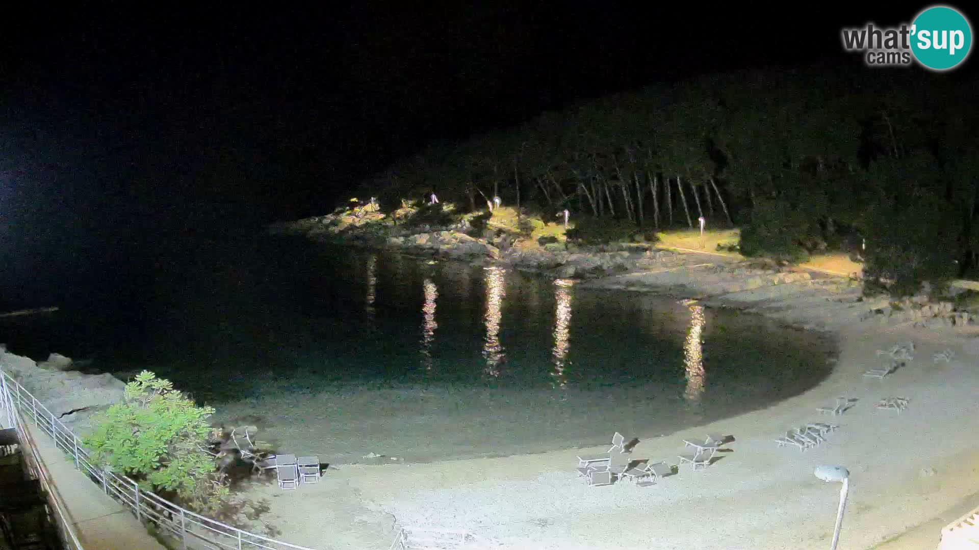 Webcam Mali Lošinj – plage Sunčana uvala – Veli Žal