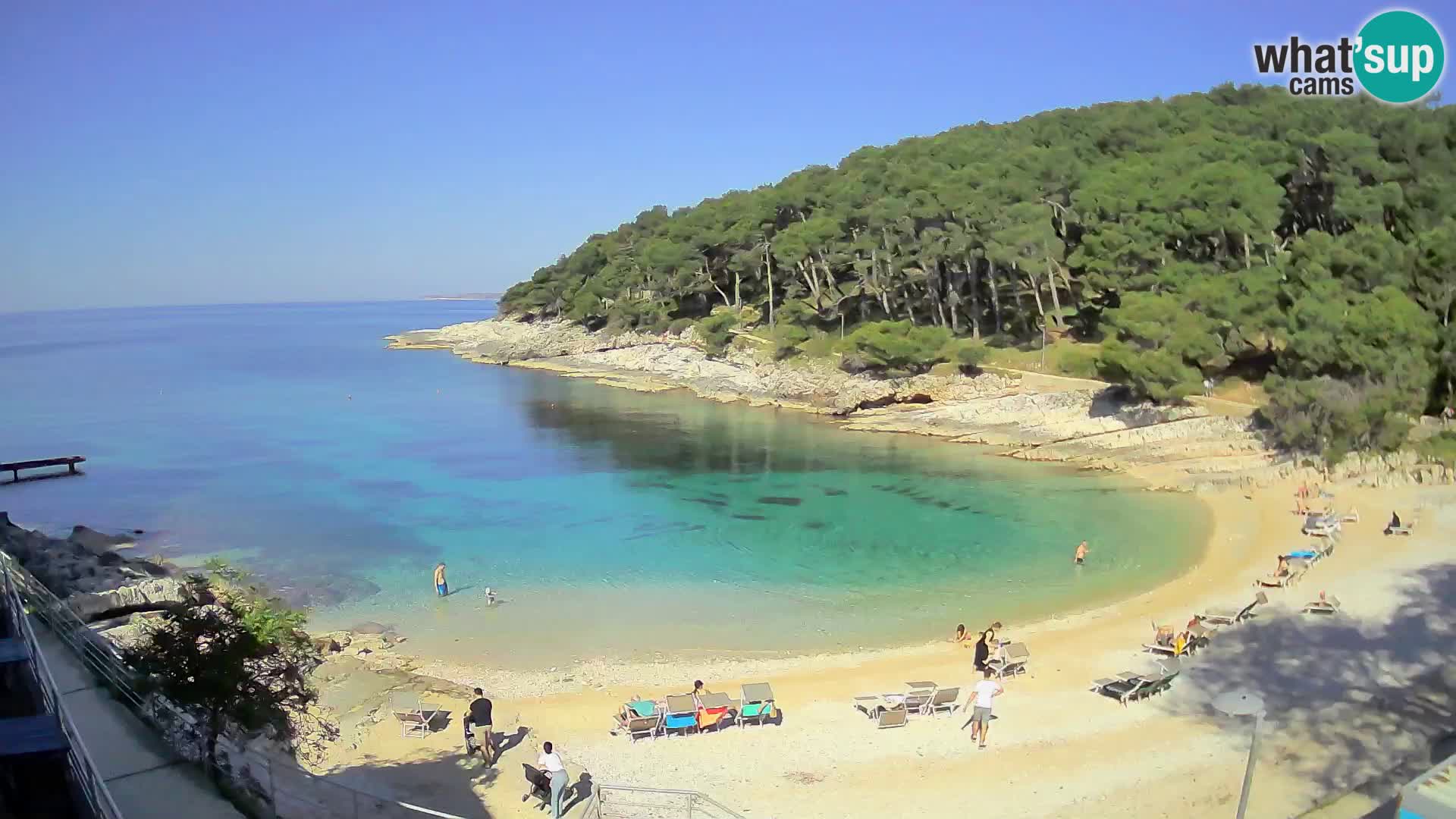 Webcam Mali Lošinj – Sunčana uvala Strand – Veli Žal