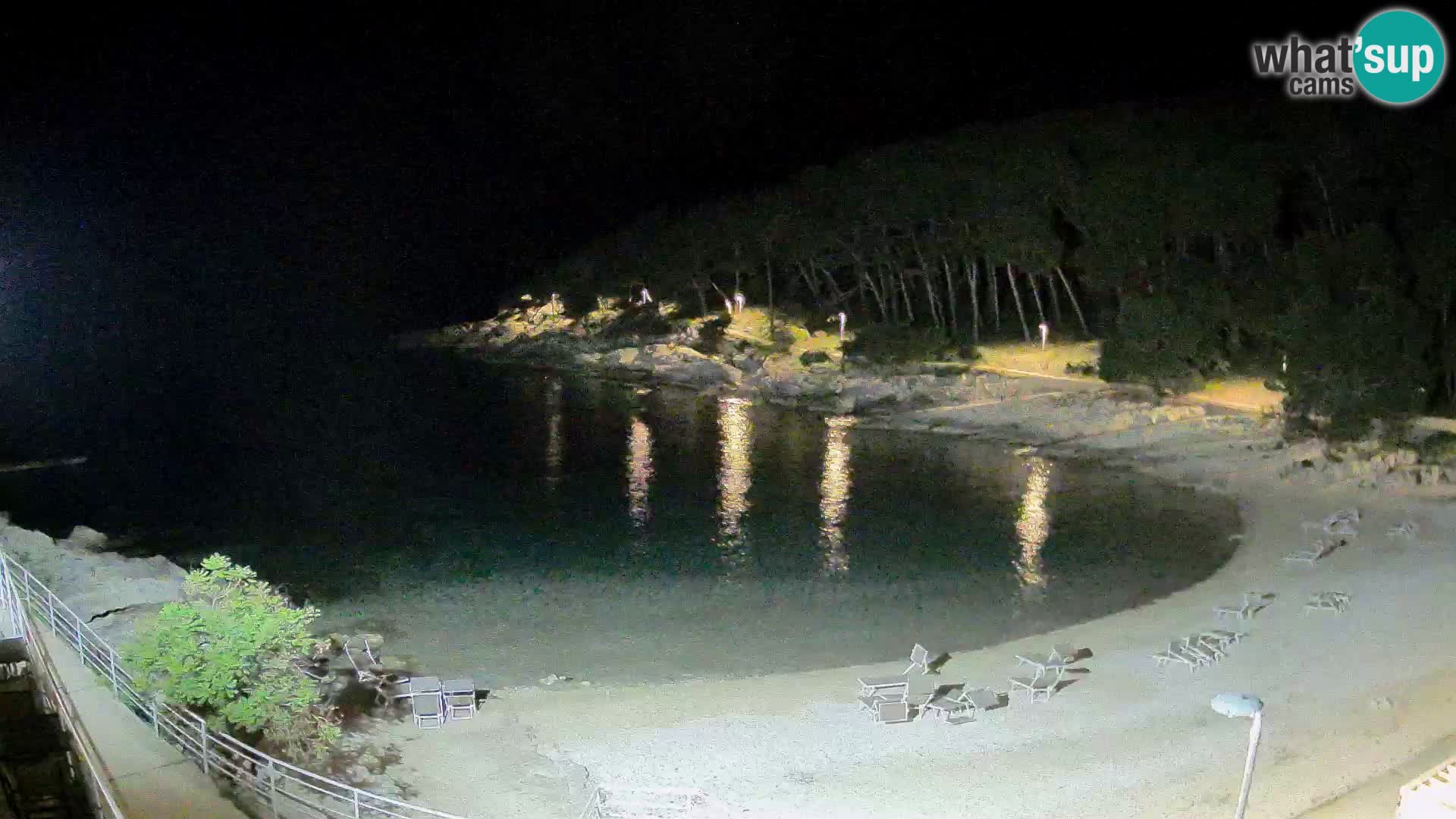 Webcam Mali Lošinj – plage Sunčana uvala – Veli Žal