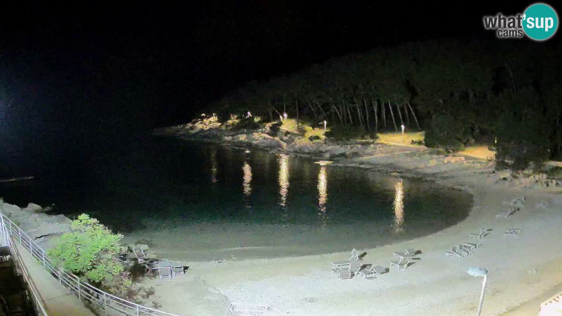 Web kam Mali Lošinj – plaža Sunčana uvala – Veli Žal