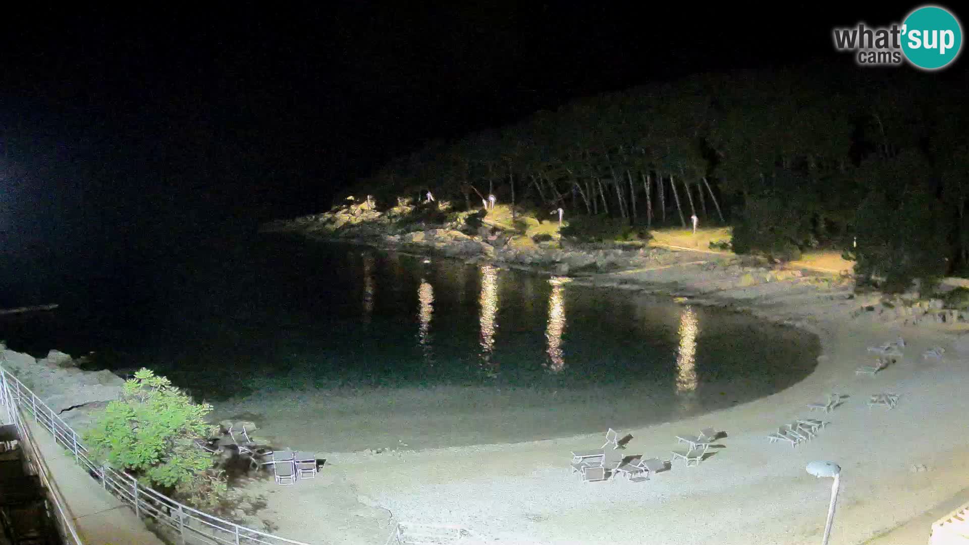 Webcam Mali Lošinj – plage Sunčana uvala – Veli Žal