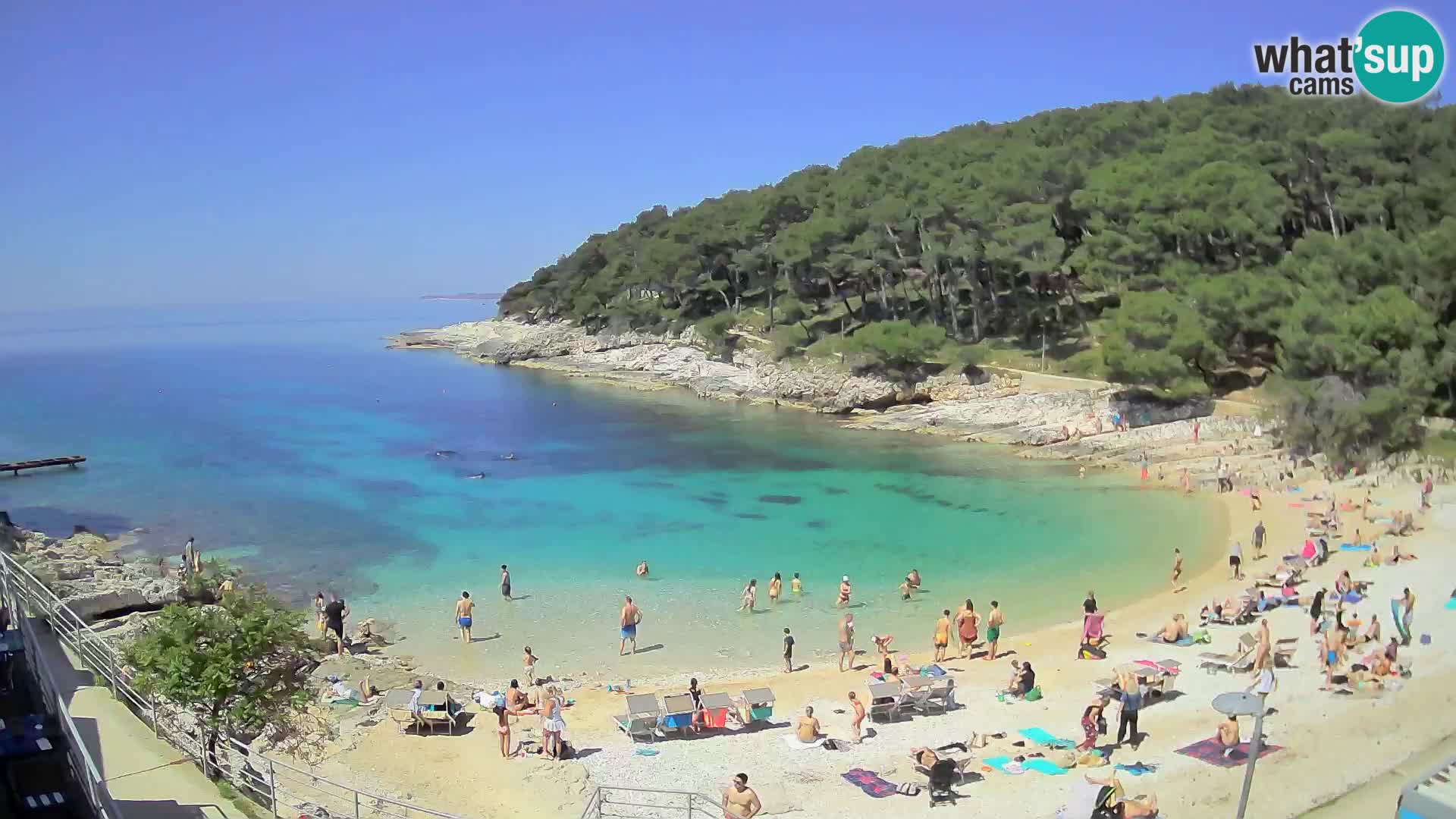 Webcam Mali Lošinj – Sunčana uvala beach – Veli Žal